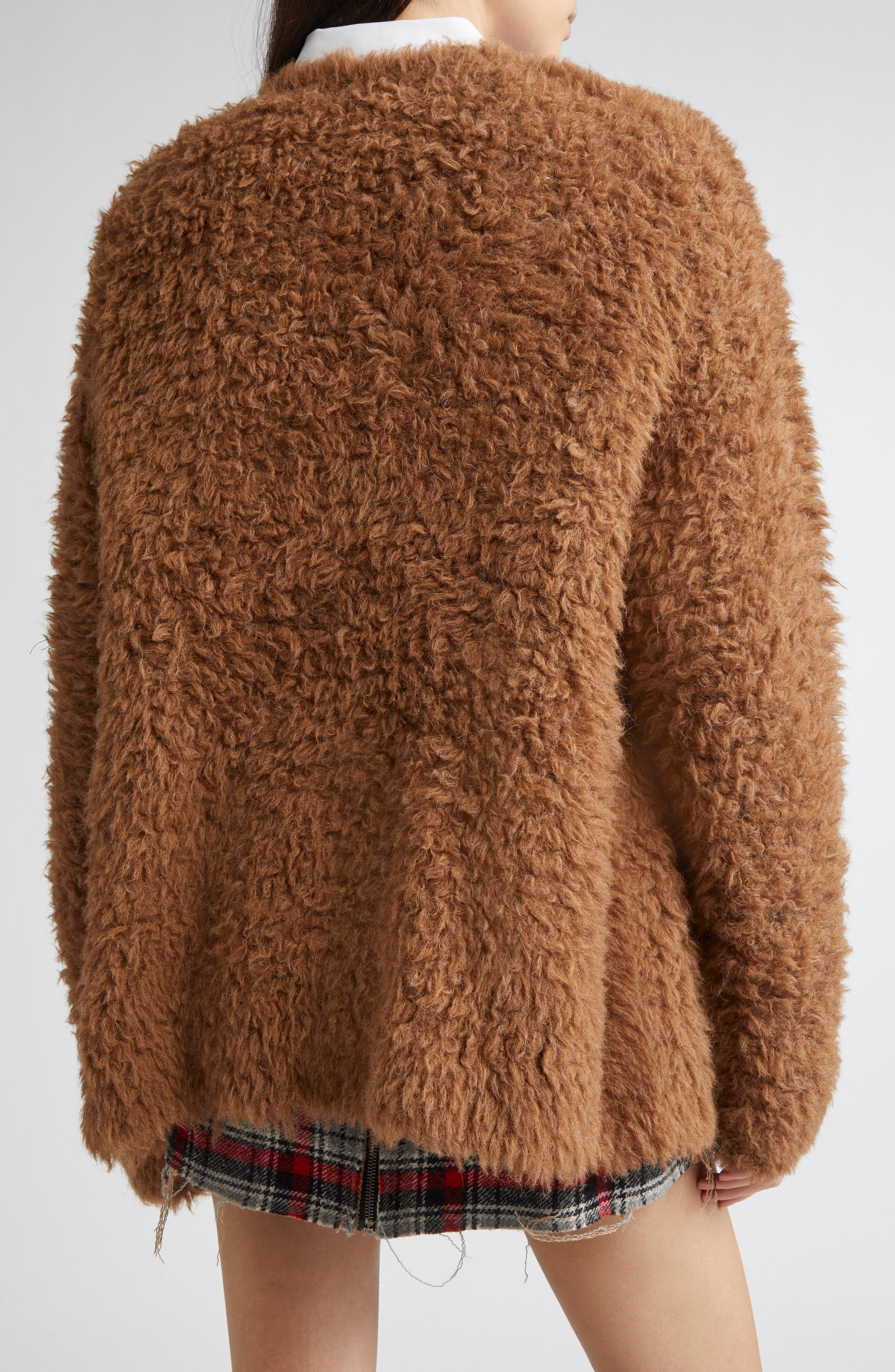 R13 Boyfriend Cardigan in Brown at Nordstrom - 3