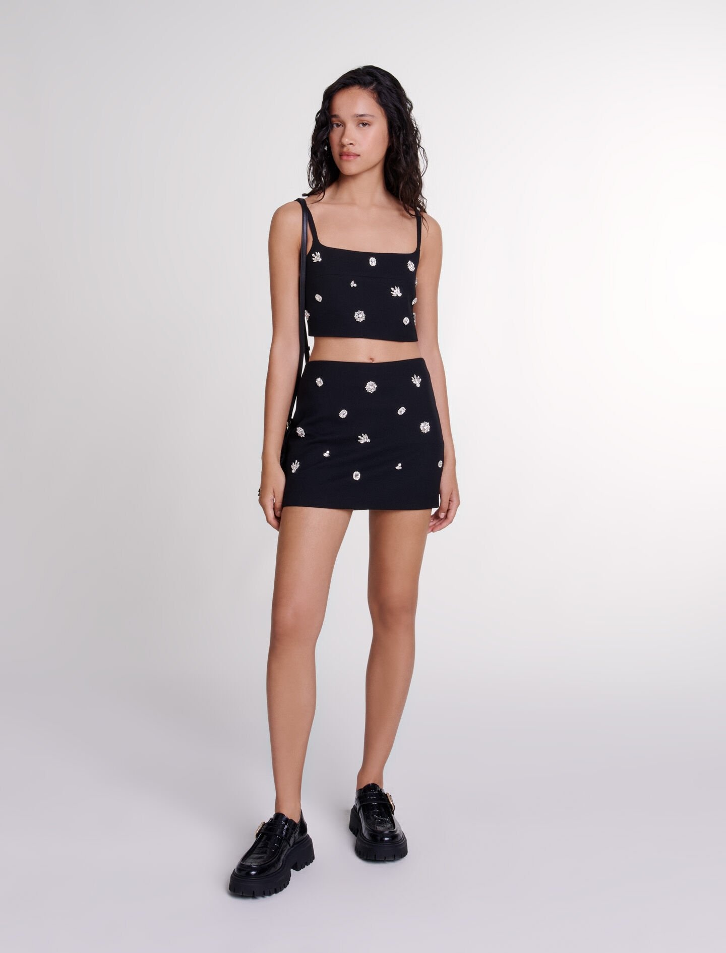 Diamanté effect skort - 2