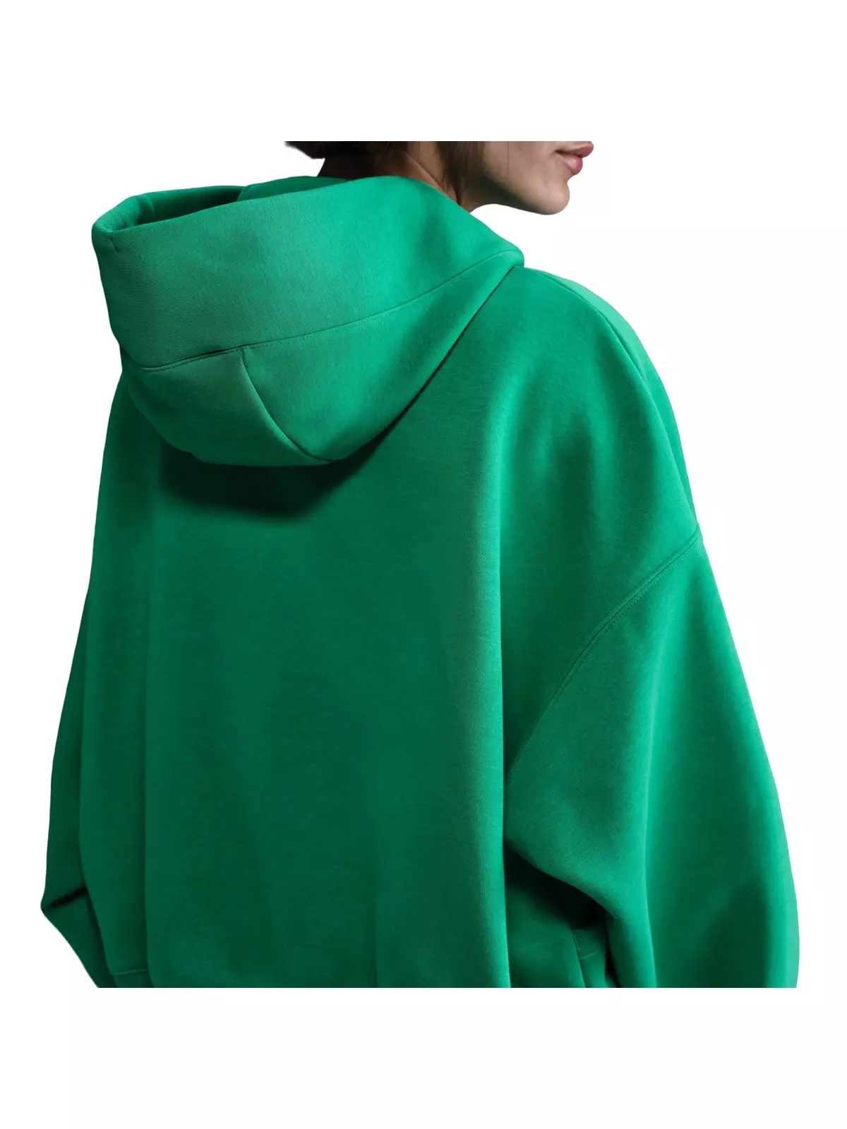 Women's Sportswear Phoenix Fleece Over-Oversized Pullover Hoodie - Green - 2