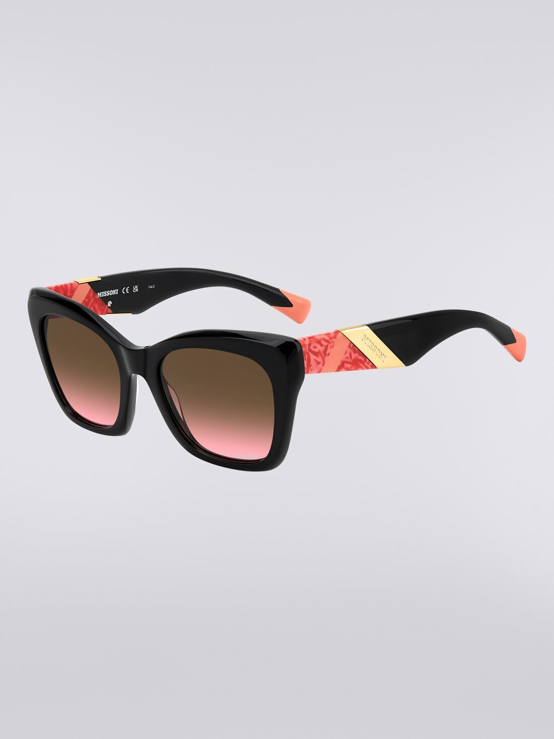 Rectangular acetate sunglasses - 2