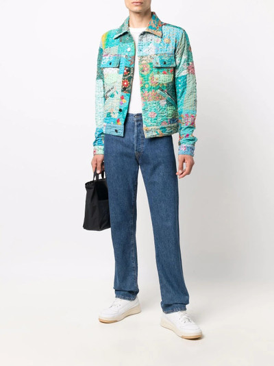 AMIRI patchwork cotton jacket outlook