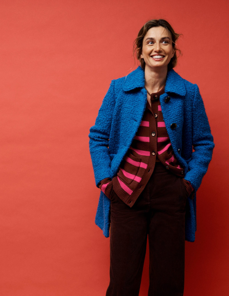 Carlisle Textured Coat-Cobalt Blue 8