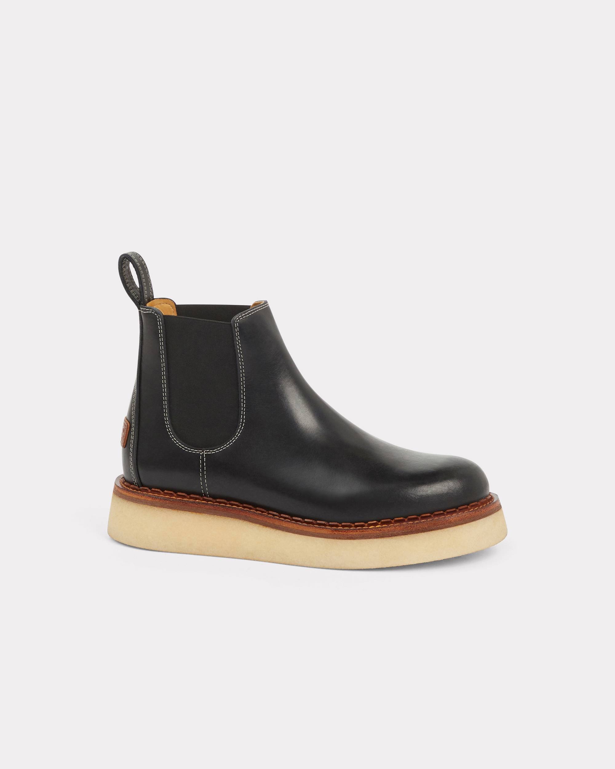 KENZOYAMA vegetable-tanned leather Chelsea boots - 1
