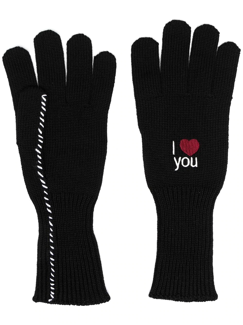 embroidered gloves - 1