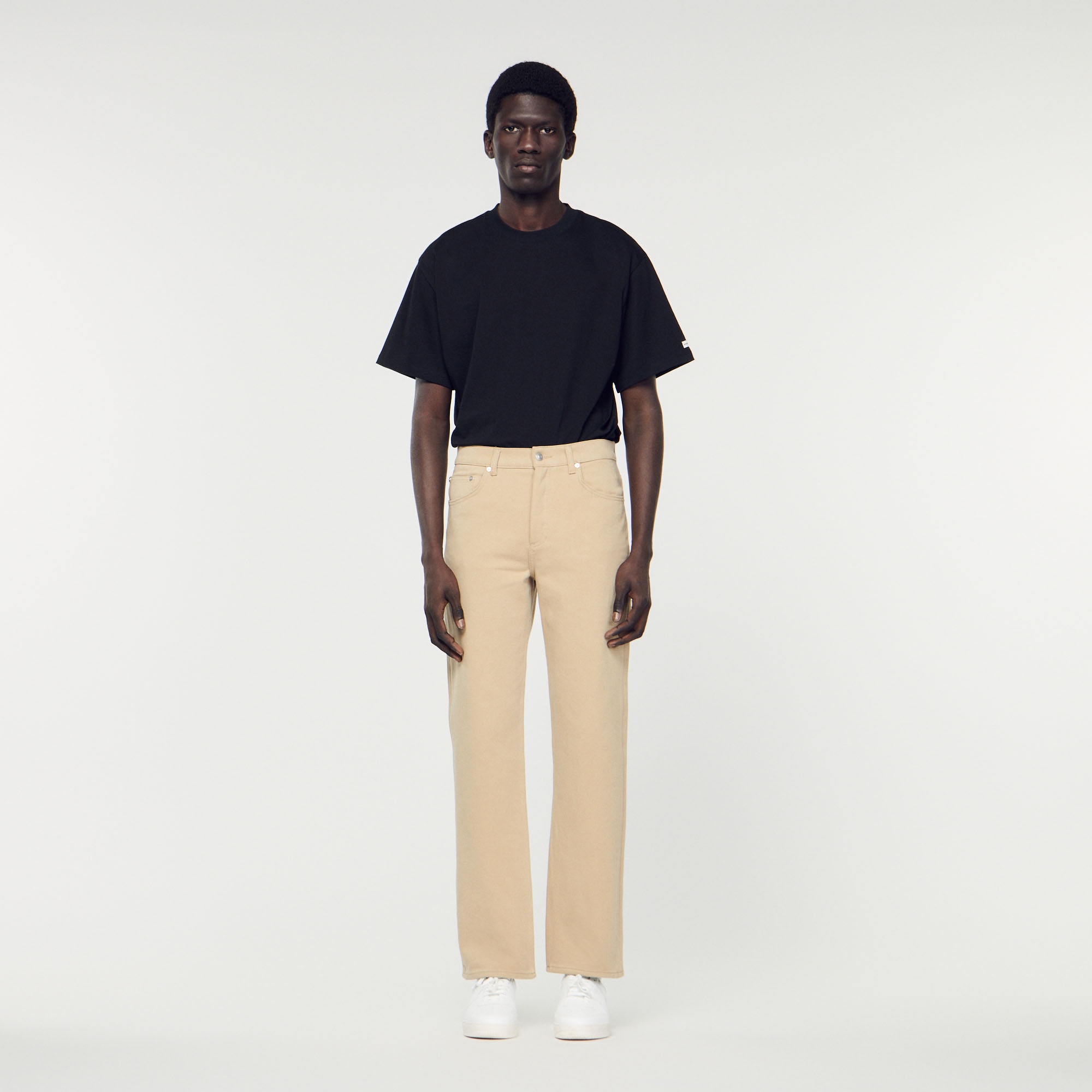 Straight cotton jeans - 3