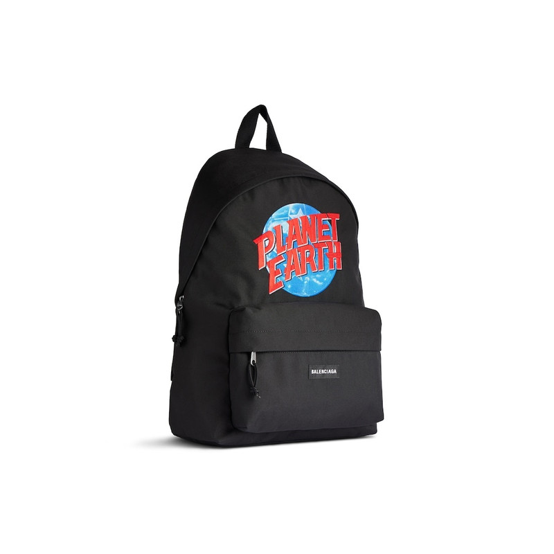 BALENCIAGA Men's Explorer Backpack  in Black/blue/red outlook