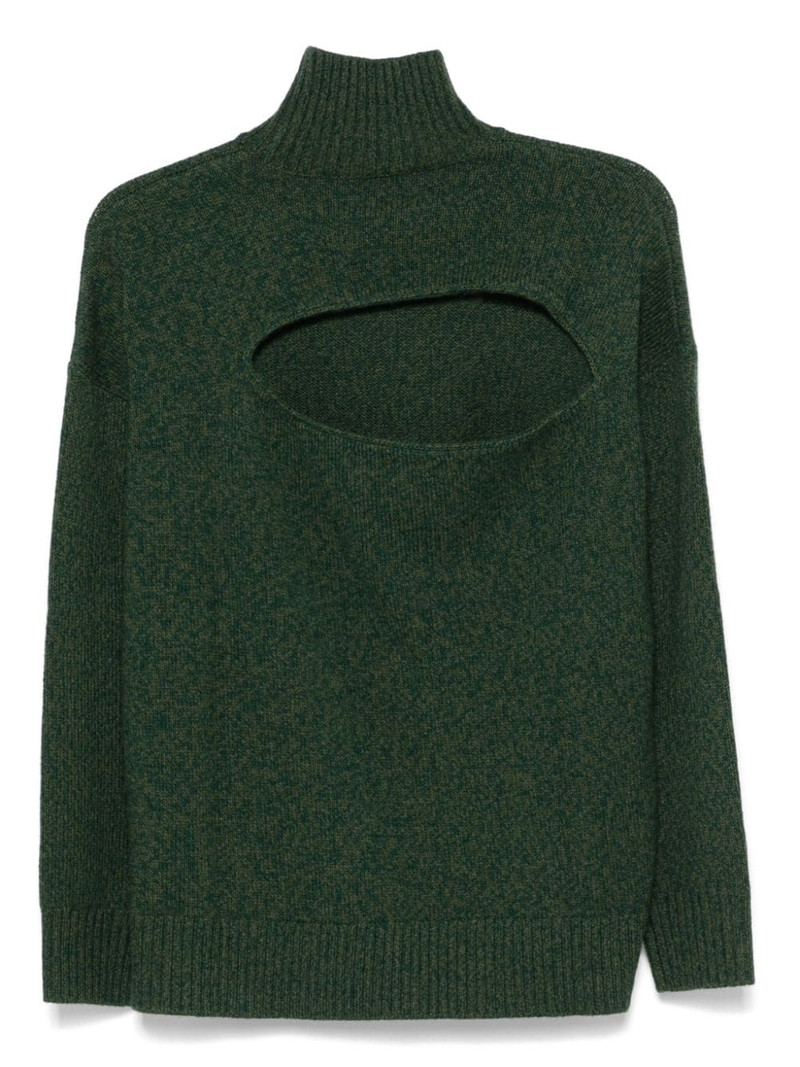 Victoria Beckham mélange-effect sweater outlook