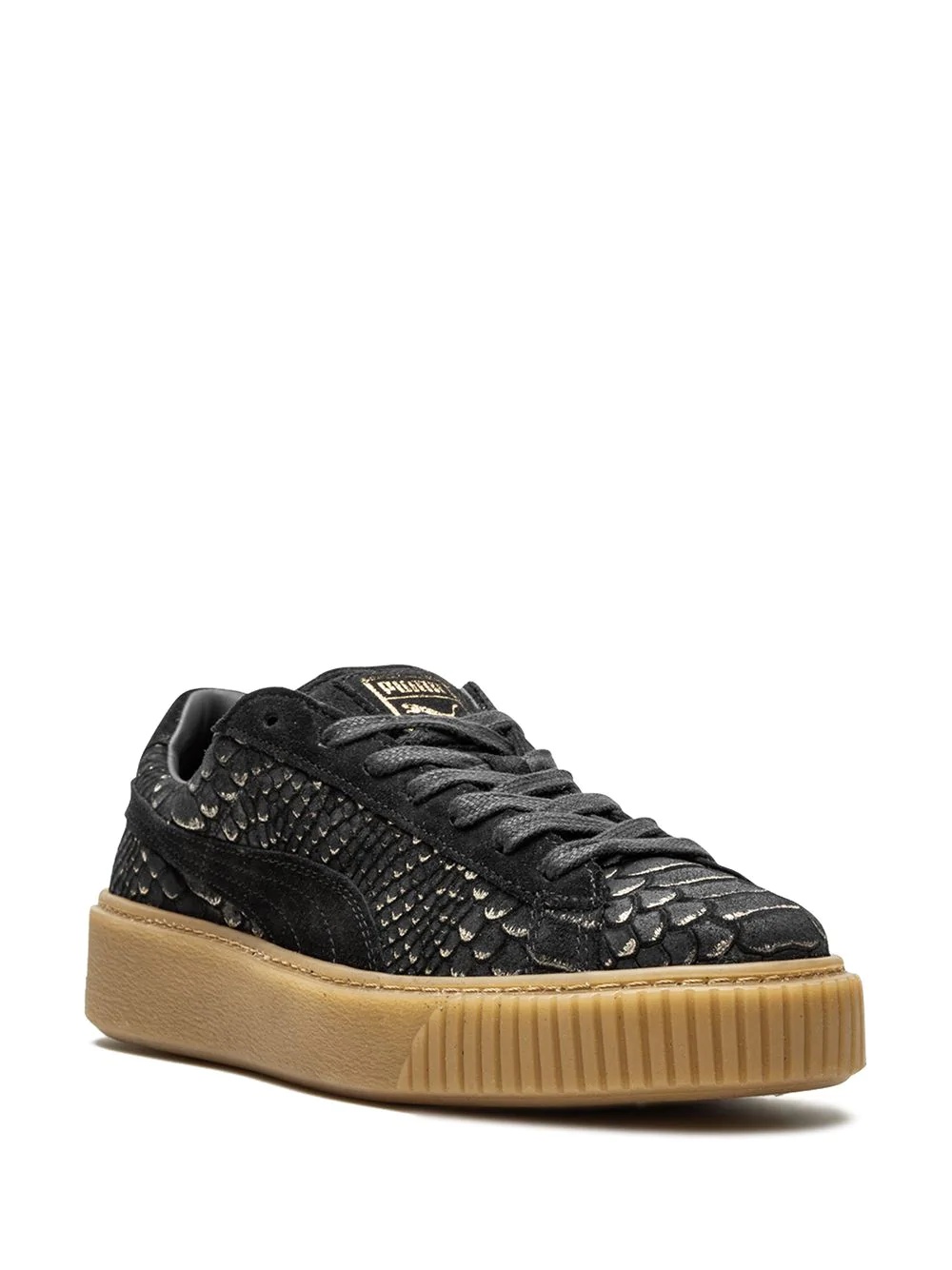 Platform Exotic Skin sneakers - 2