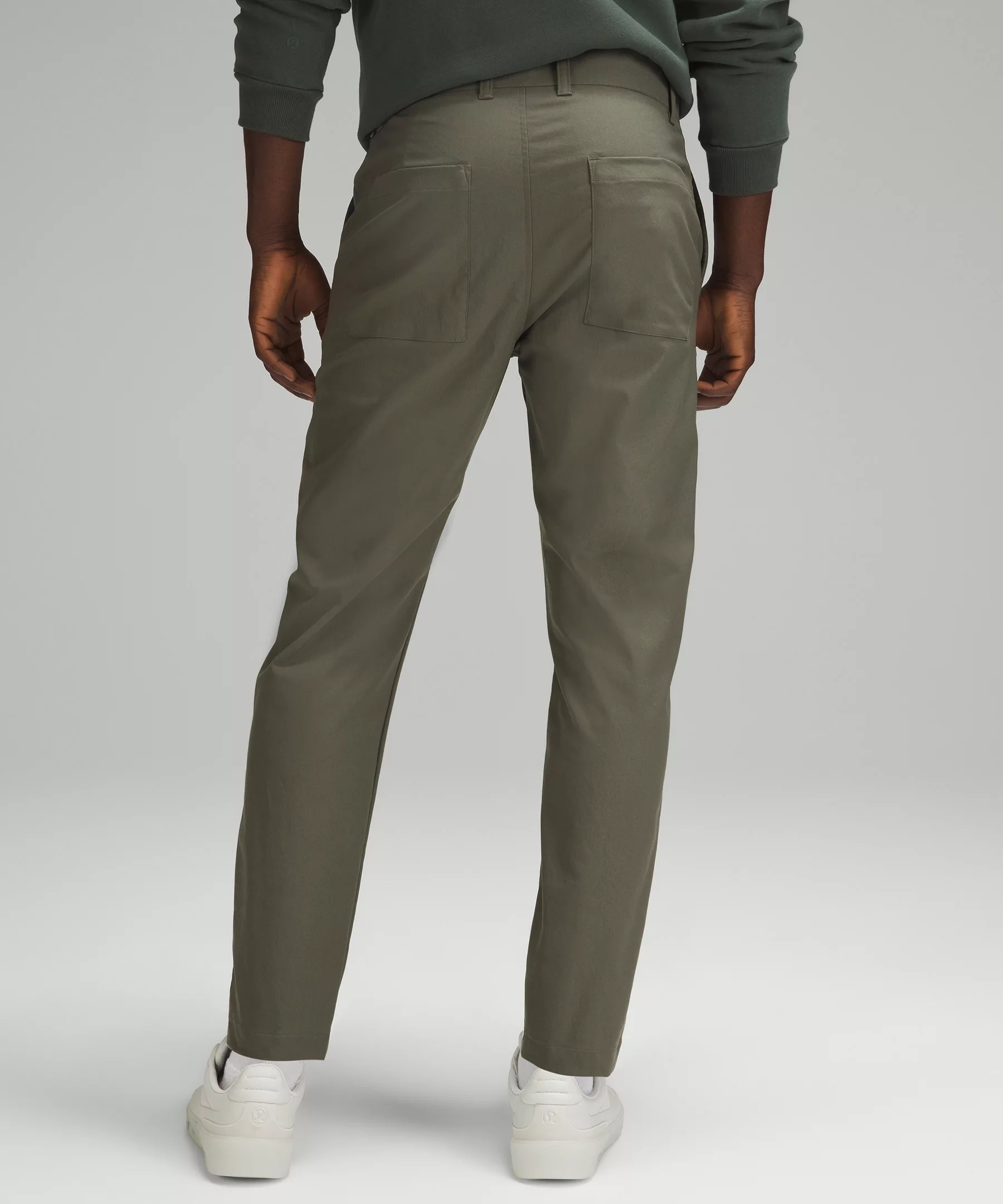 Slim-Tapered Smooth Twill Trouser *Cropped - 3