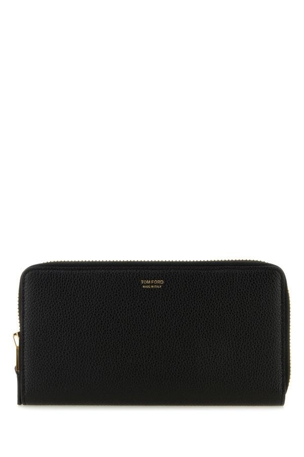 TOM FORD MAN Black Leather Document Case - 1