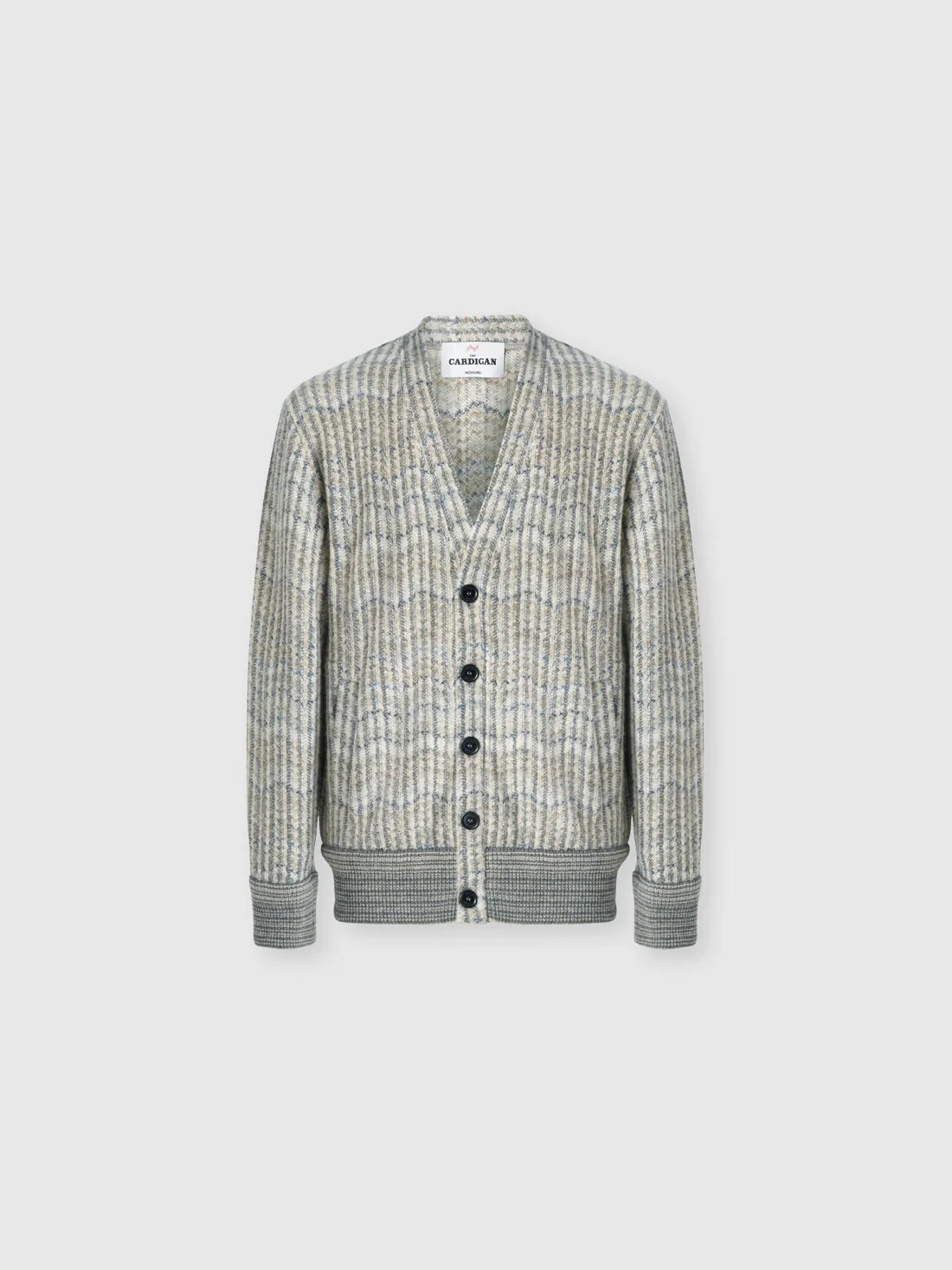 Cashmere and viscose cardigan with side pockets - 1