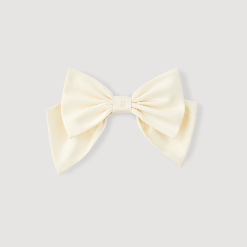 SATIN BOW BARRETTE 1