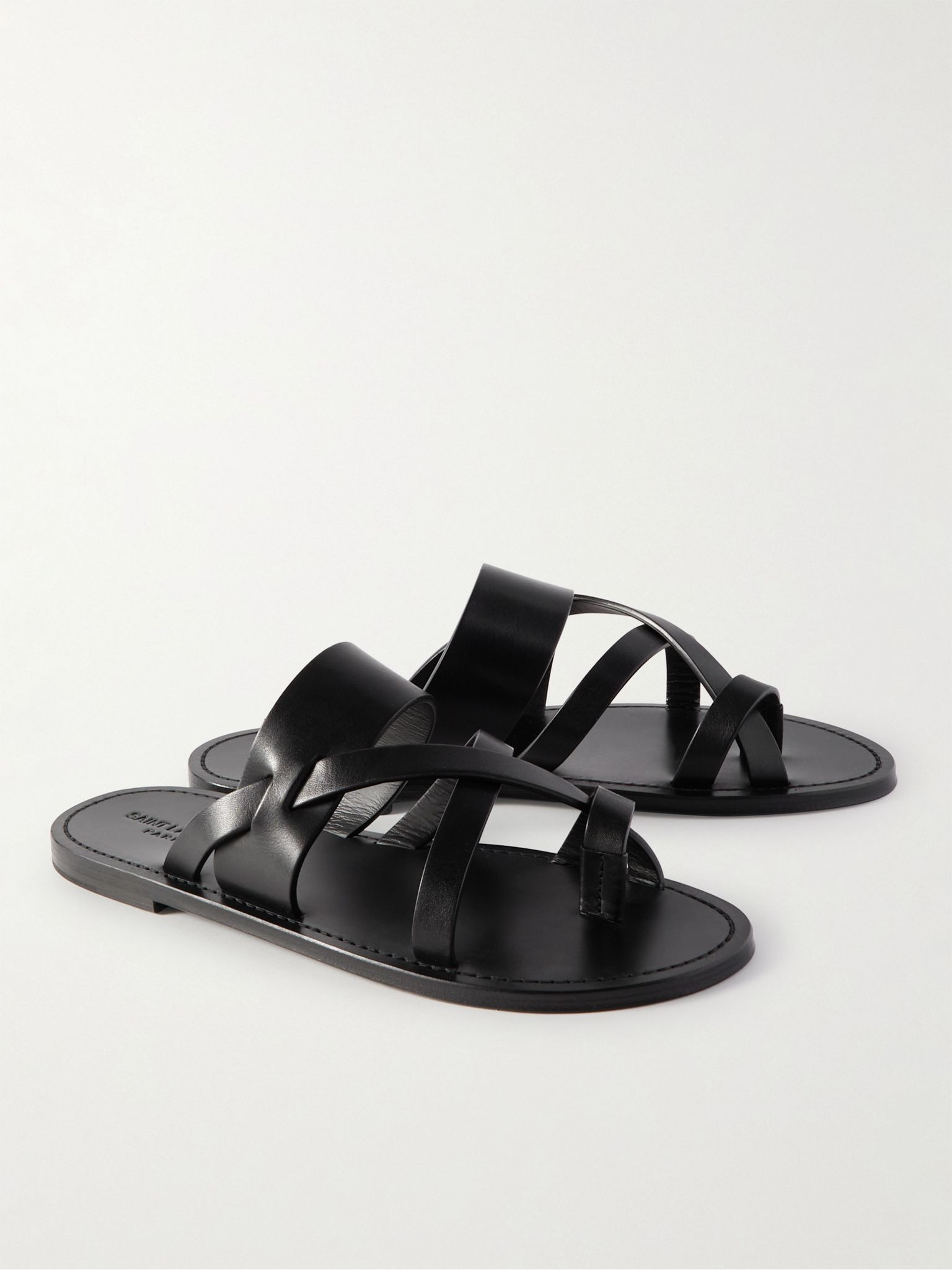 Culver Leather Sandals Black - 4