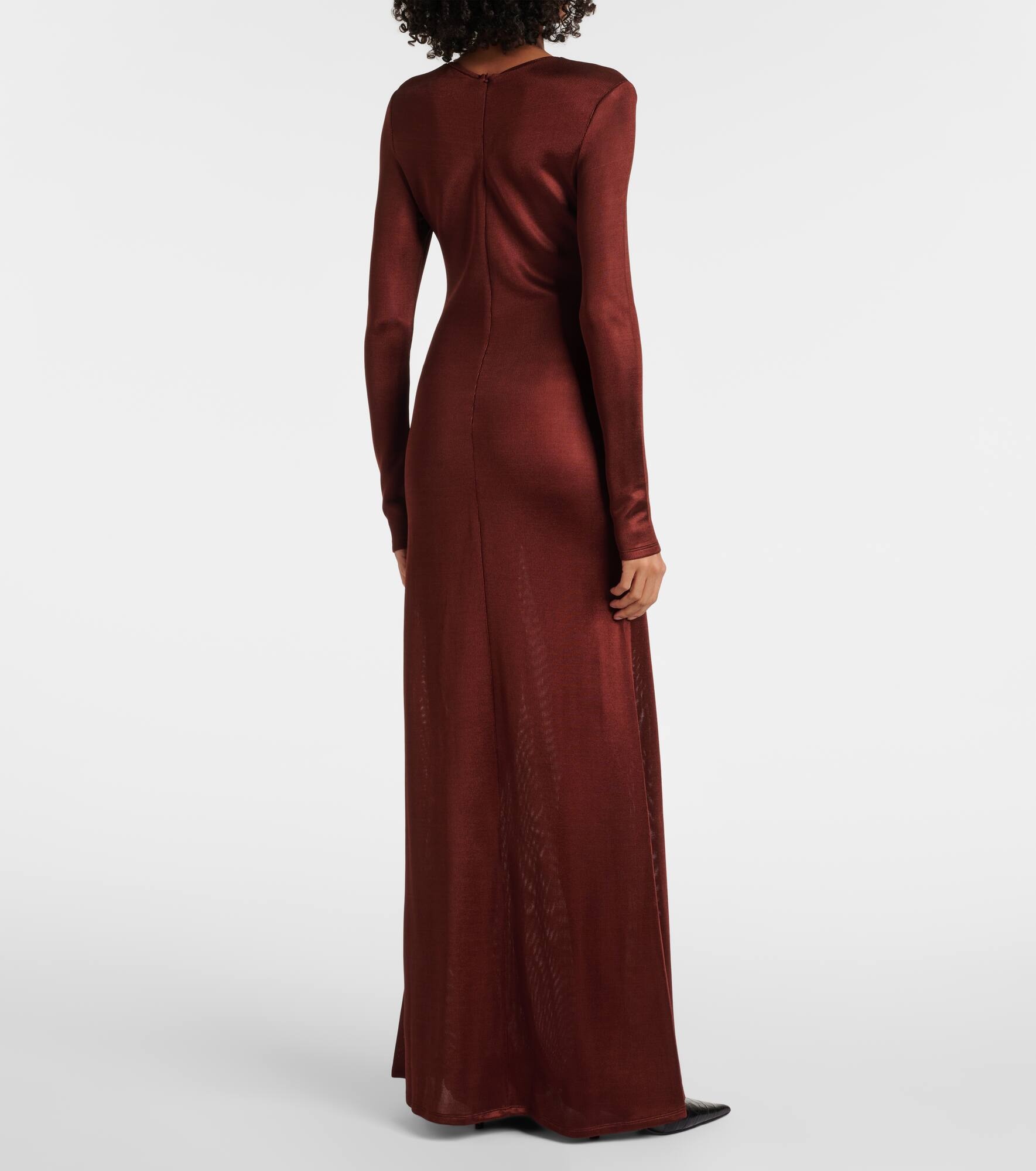 Luella draped jersey gown - 3