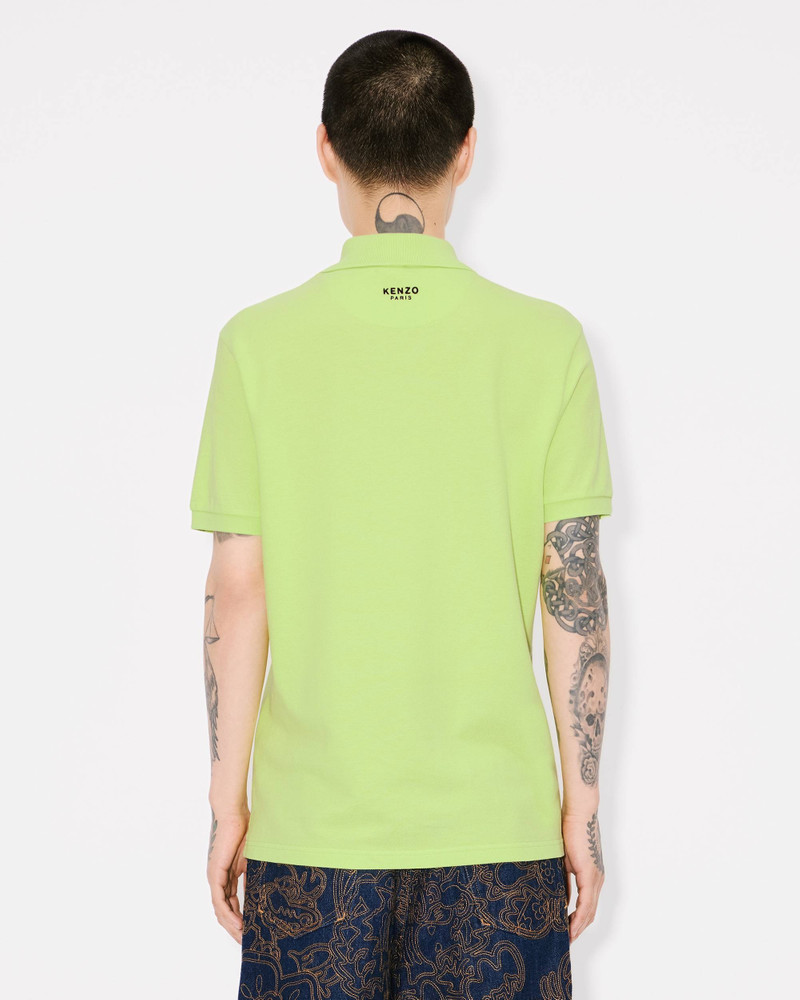 'KENZO Pop' embroidered slim polo in cotton 4