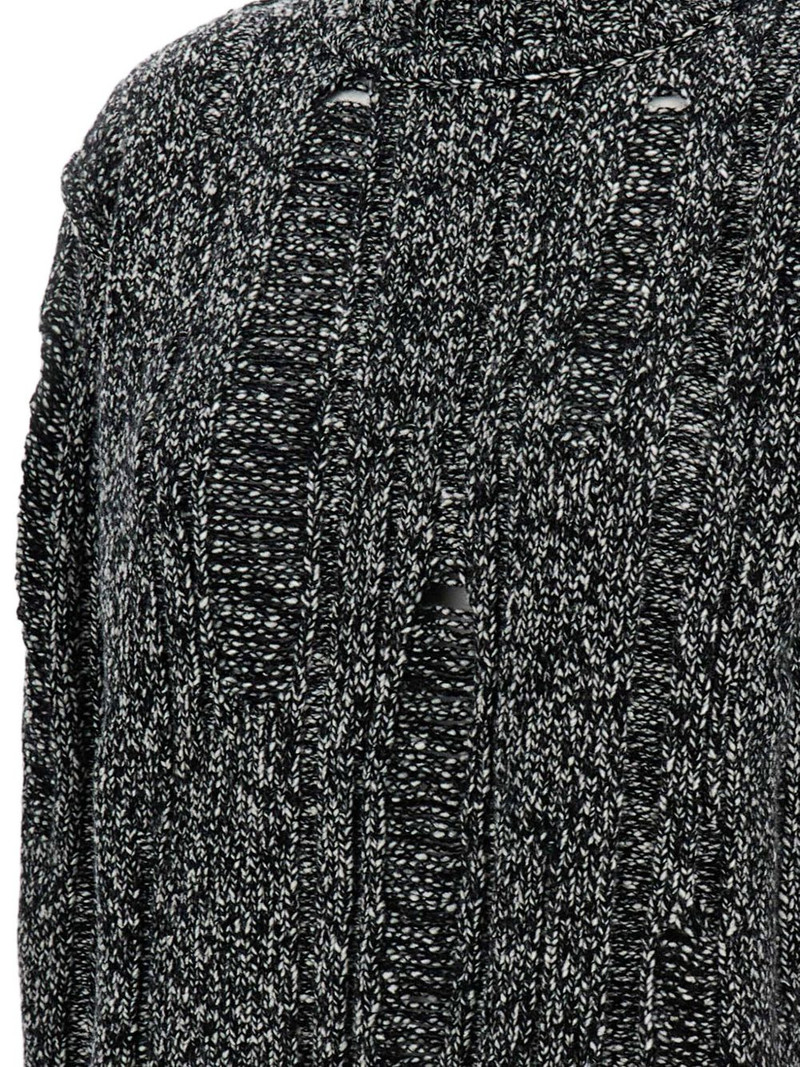 cable-knit distressed sweater 3
