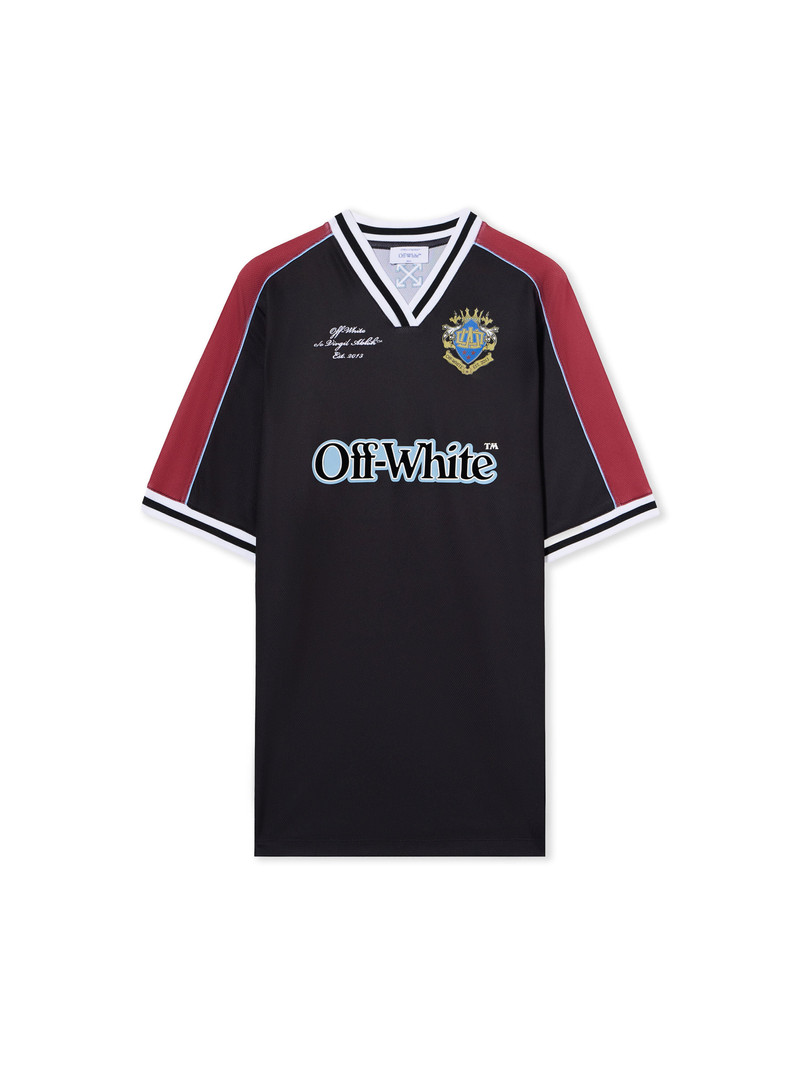 Off-White Poly Mesh Soccer Mini Dress outlook