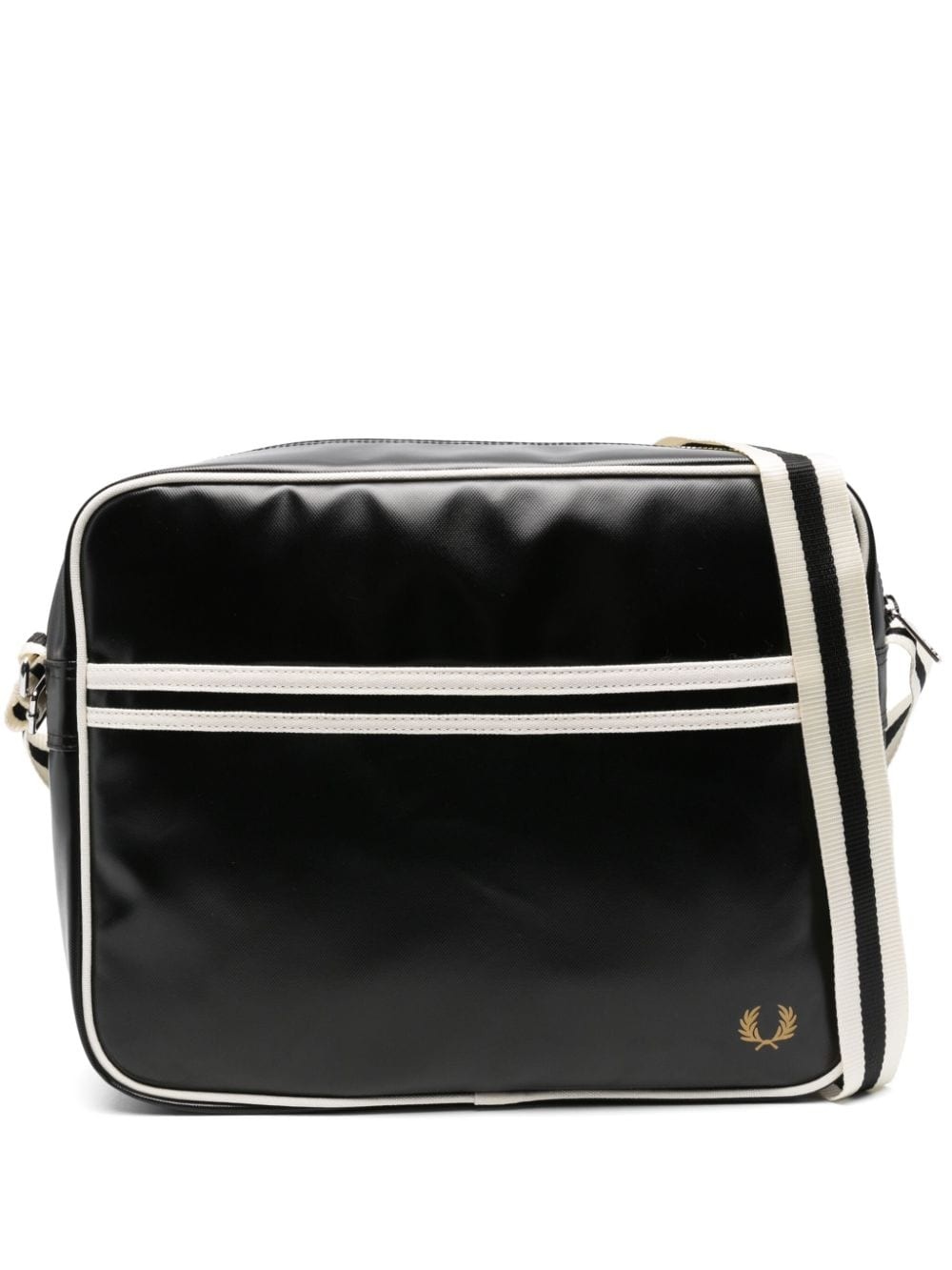 striped shoulder bag - 1
