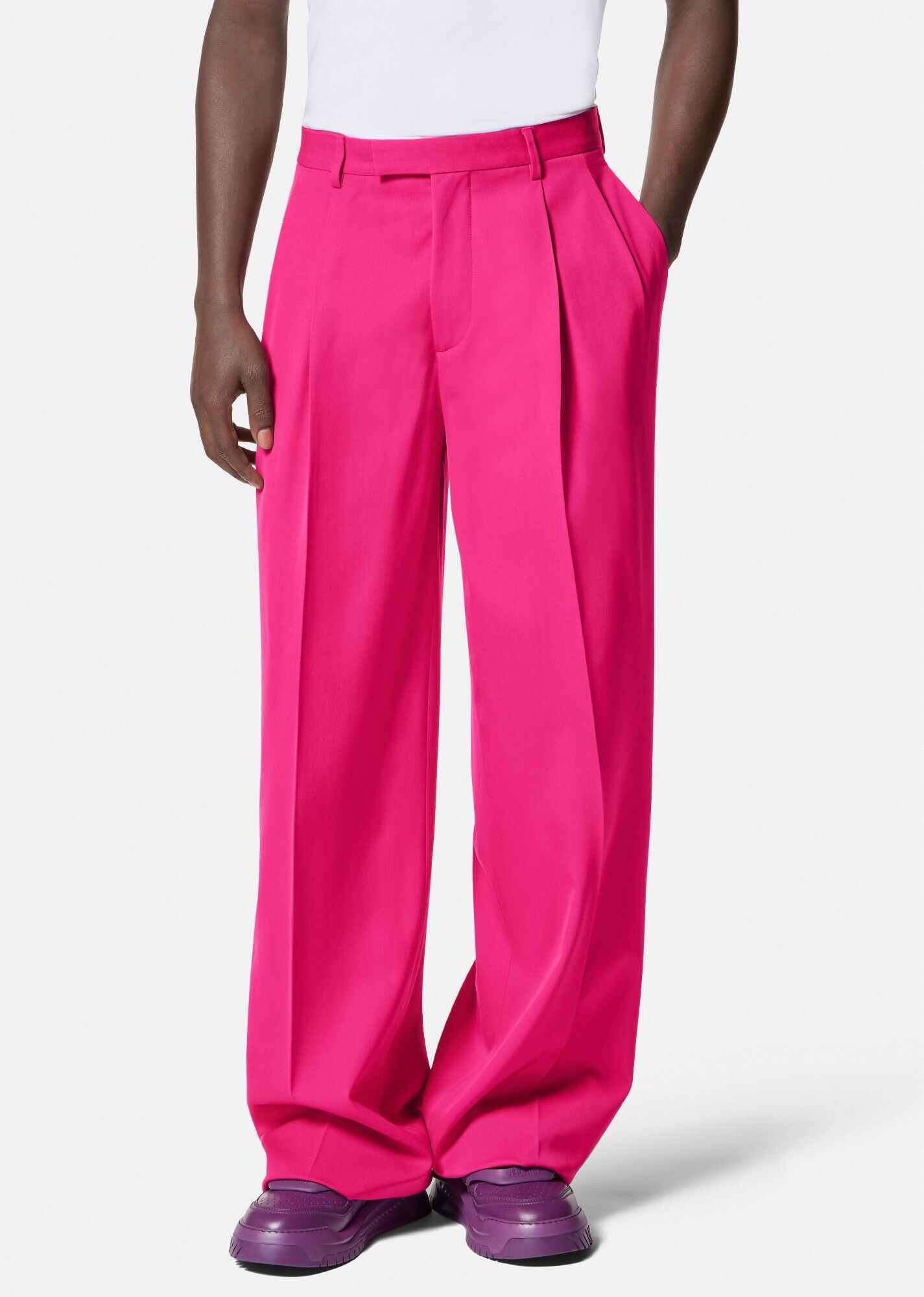 Pleated Wool Pants - 3