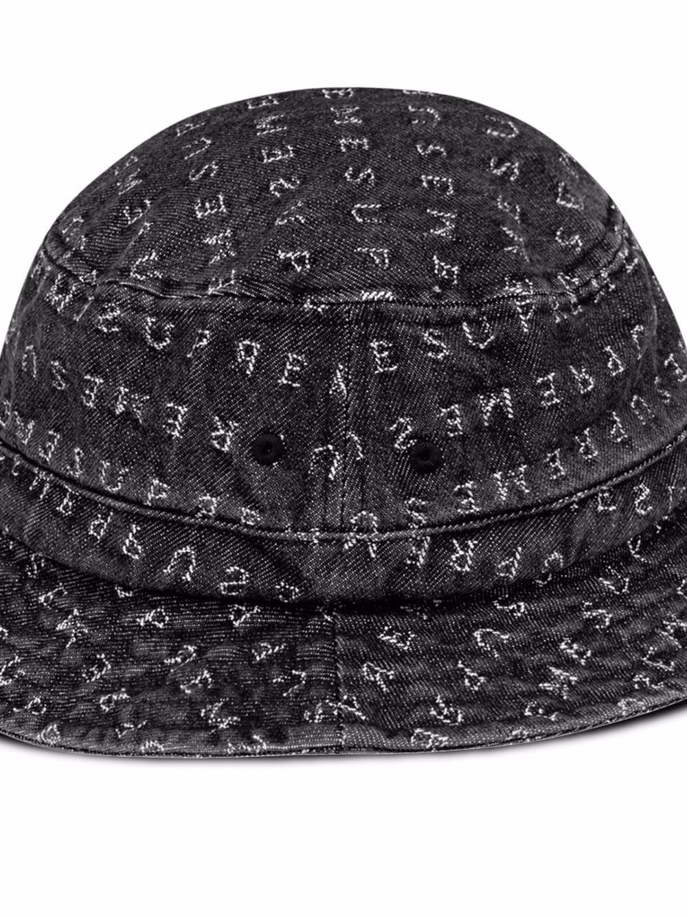 jacquard logo "SS20" bucket hat - 2