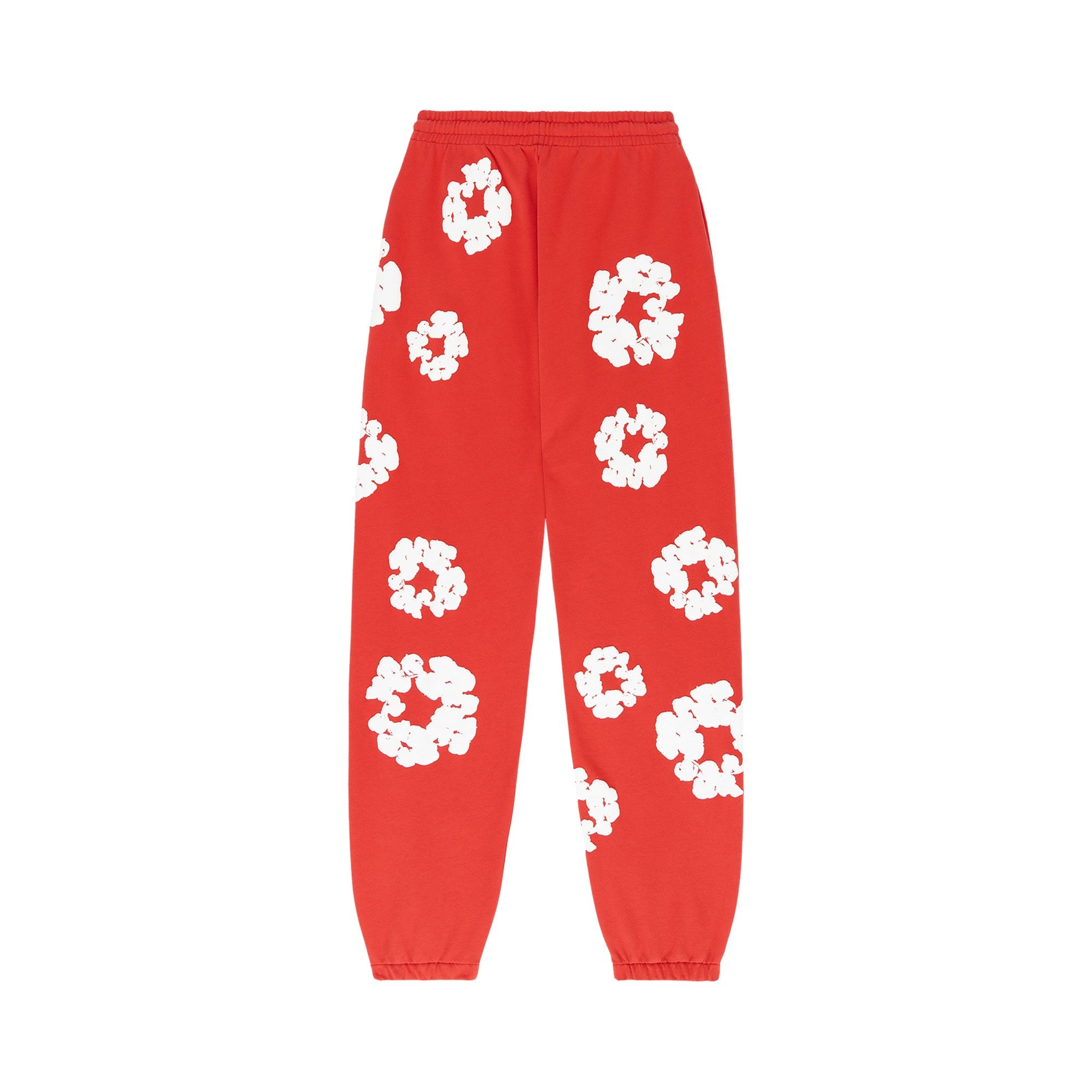 Denim Tears The Cotton Wreath Sweatpants 'Red' - 2