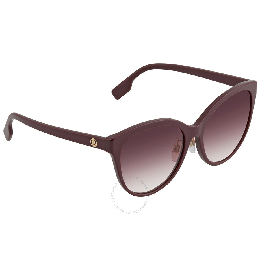 Burberry Betty Gradient Violet Cat Eye Ladies Sunglasses BE4365F 39798H 57 - 2
