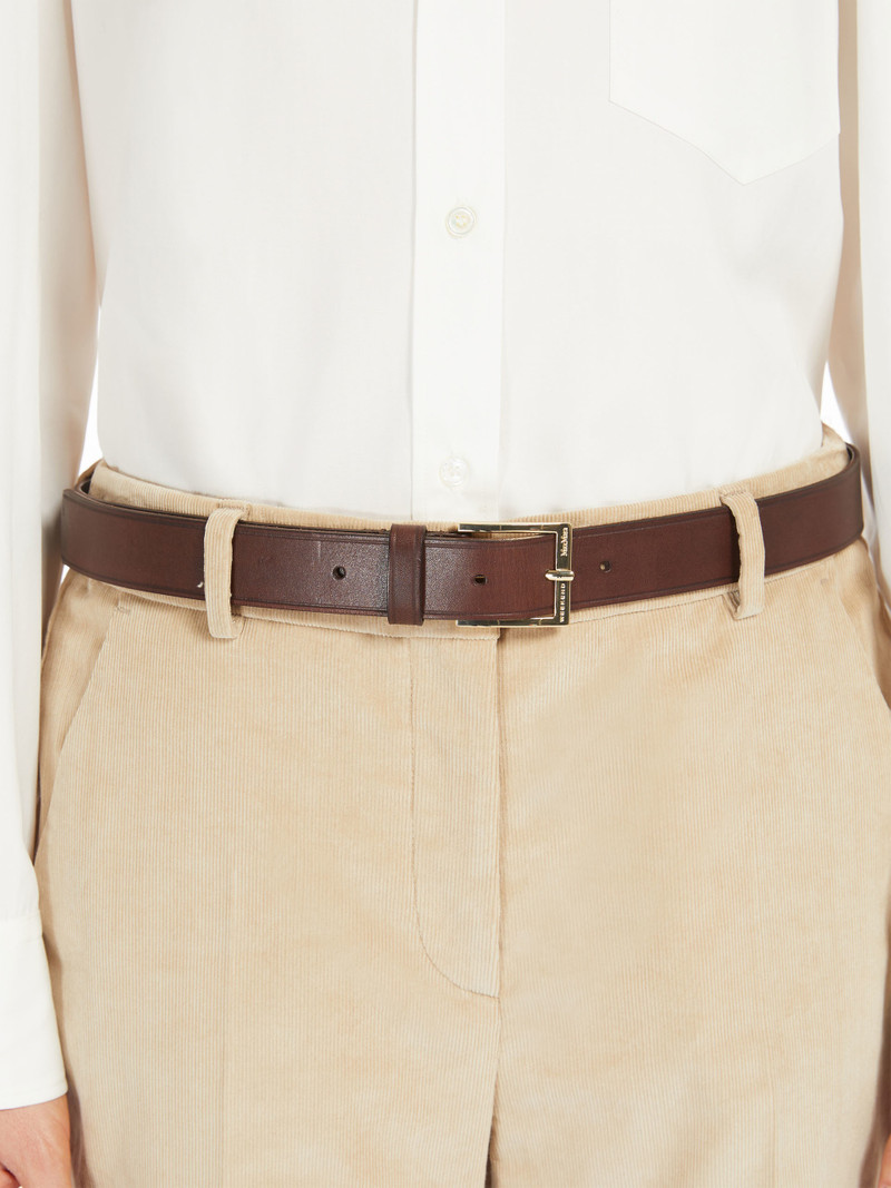 NIGELLA Basic leather belt 3
