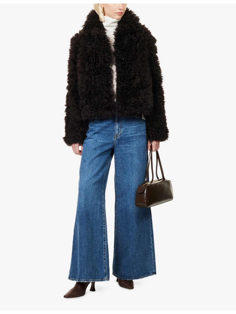 TWP Sylvia Collared Shearling Jacket outlook