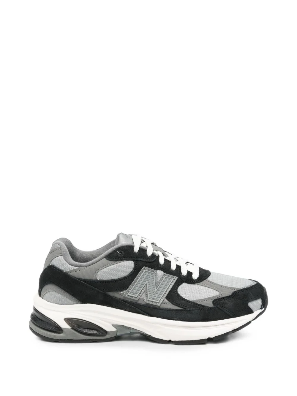 panelled mesh sneakers - 1