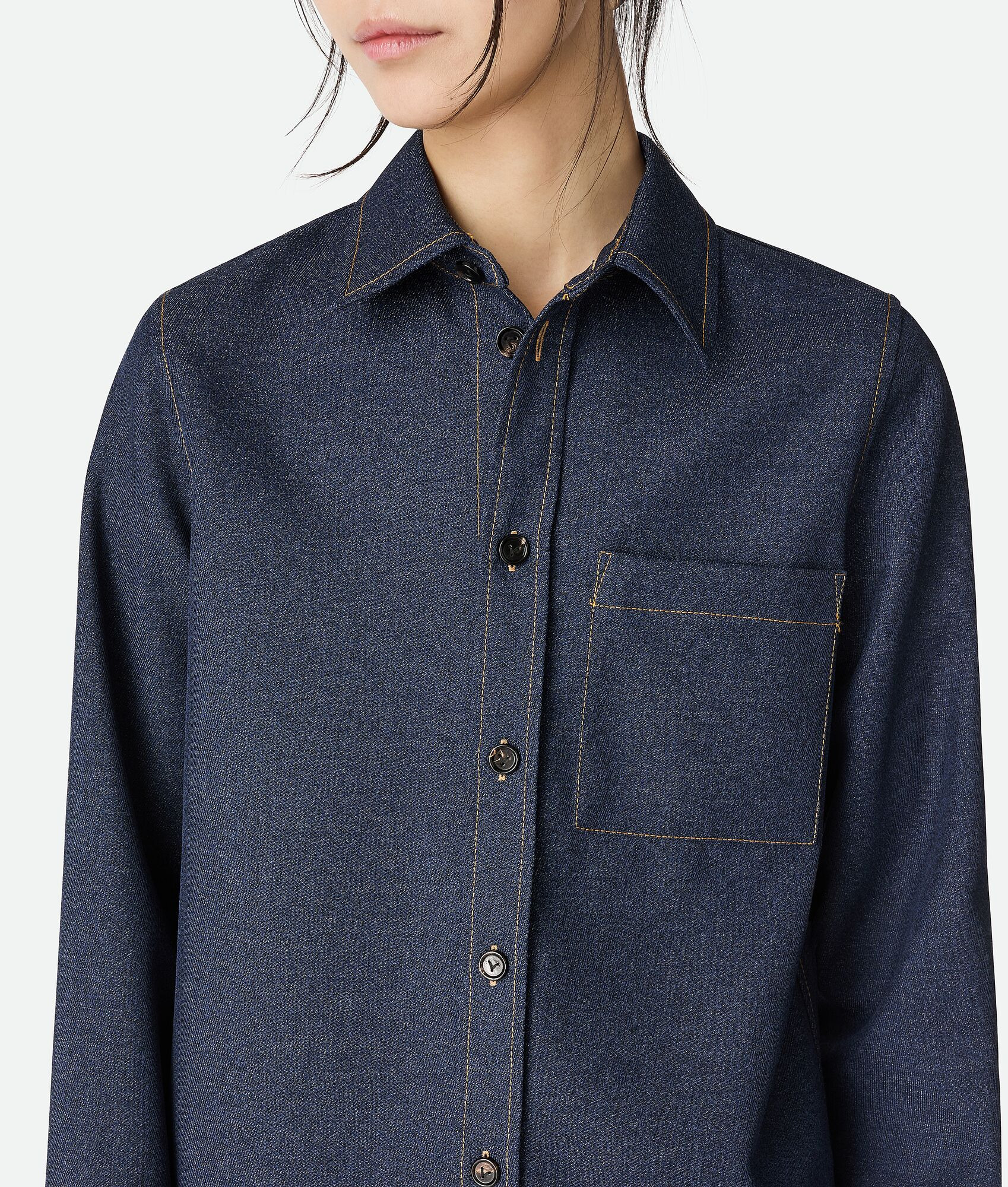 Melange Wool Shirt - 4