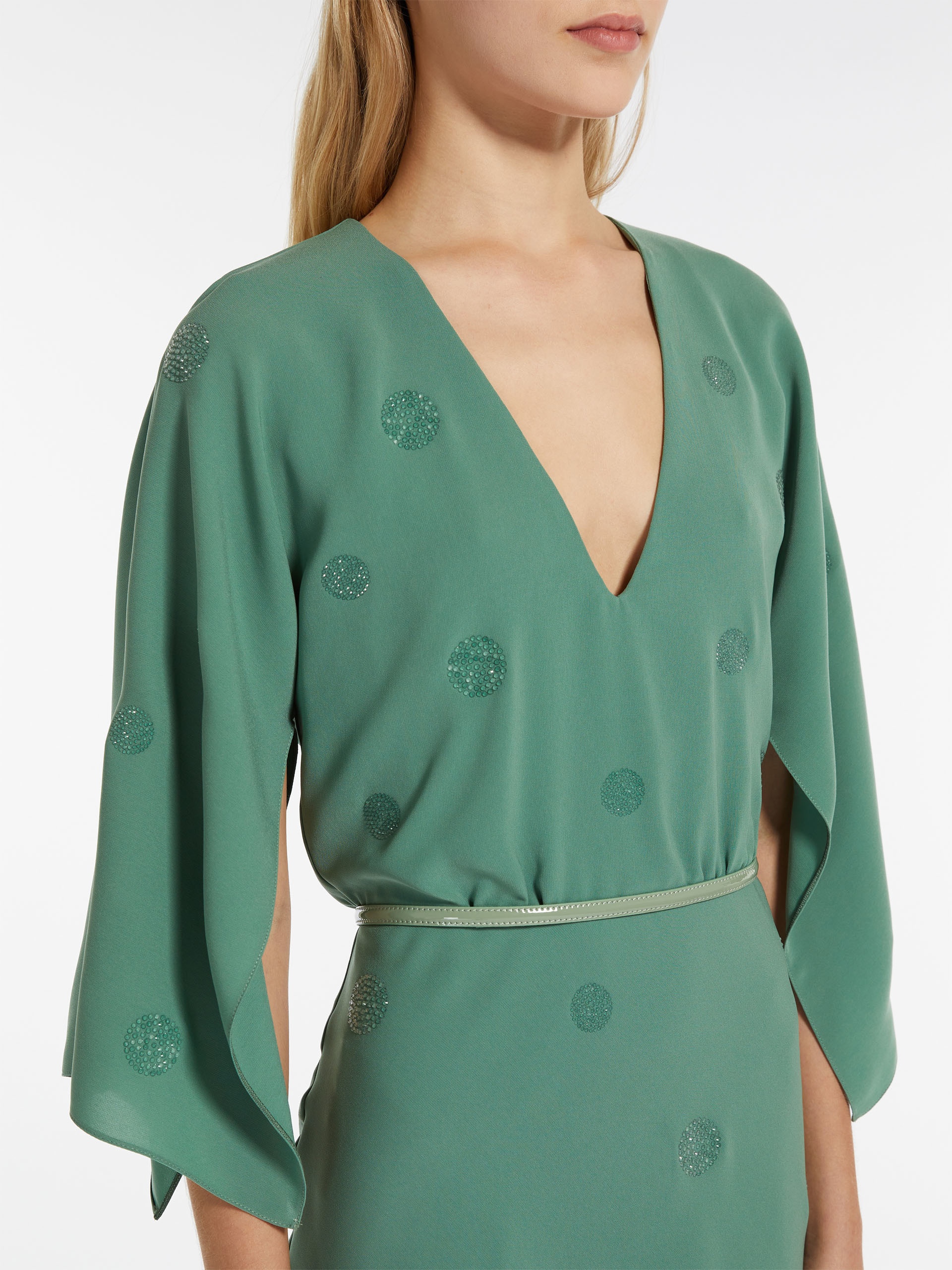 SPIDER Cady dress with embroidery - 5