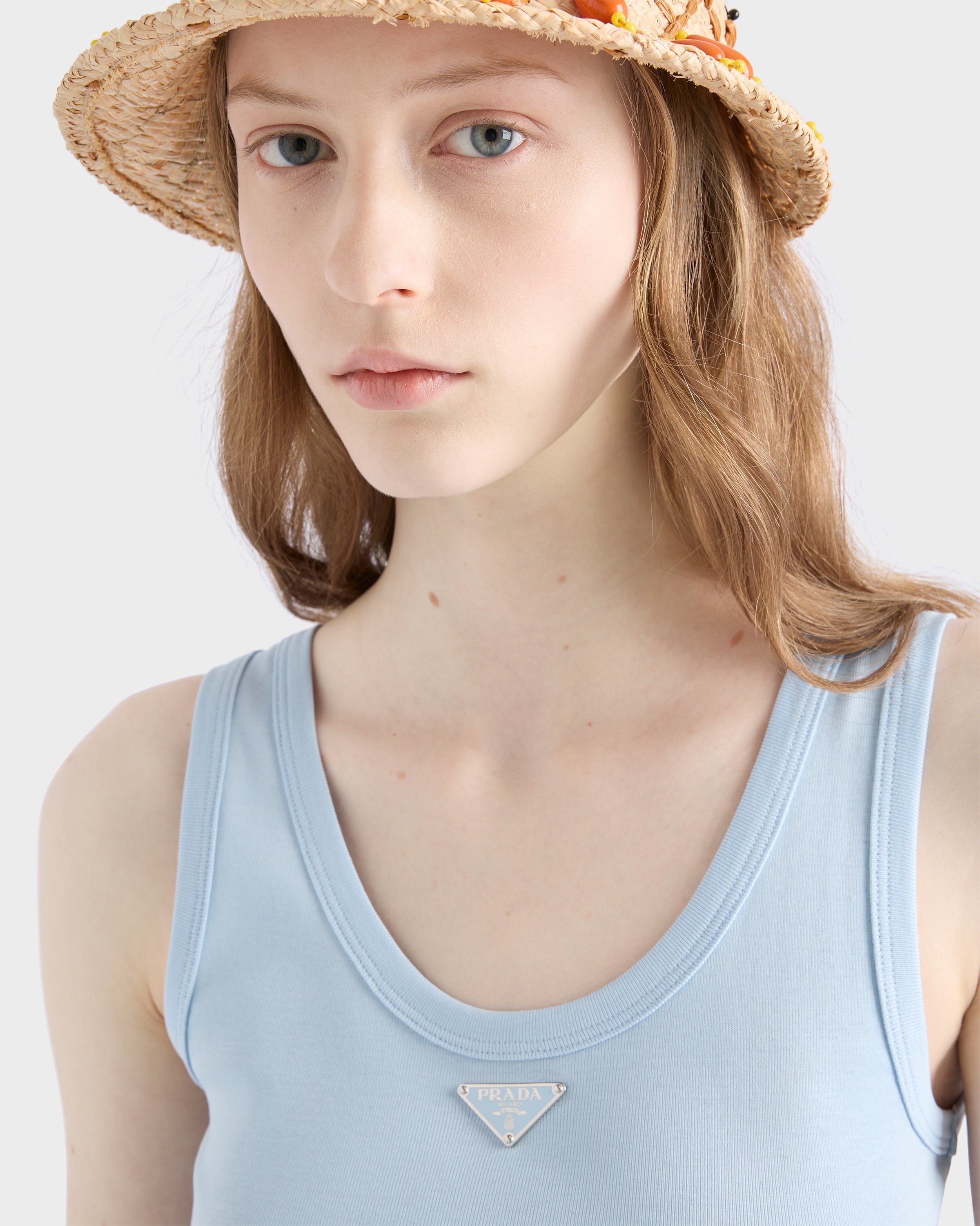 Ribbed knit cotton dress - 4