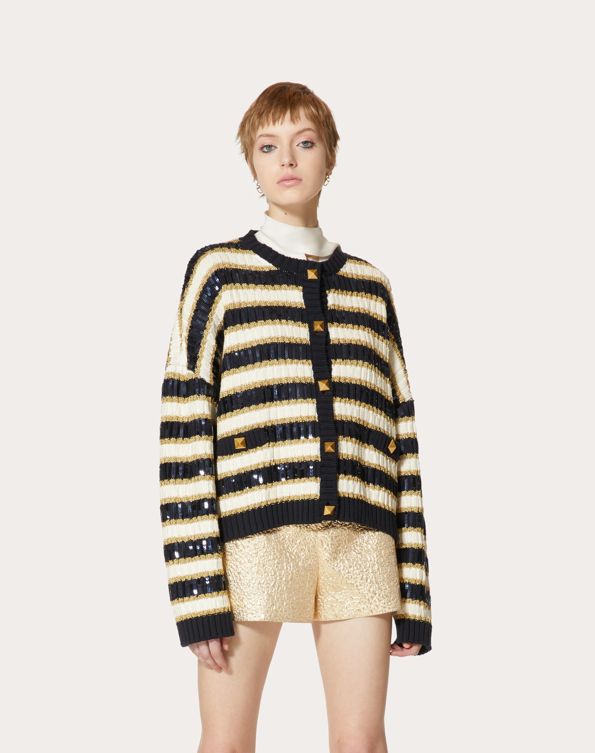 EMBROIDERED KNIT JACKET - 3