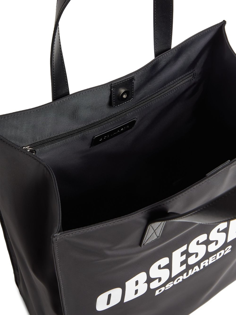 logo-print shoulder bag - 5