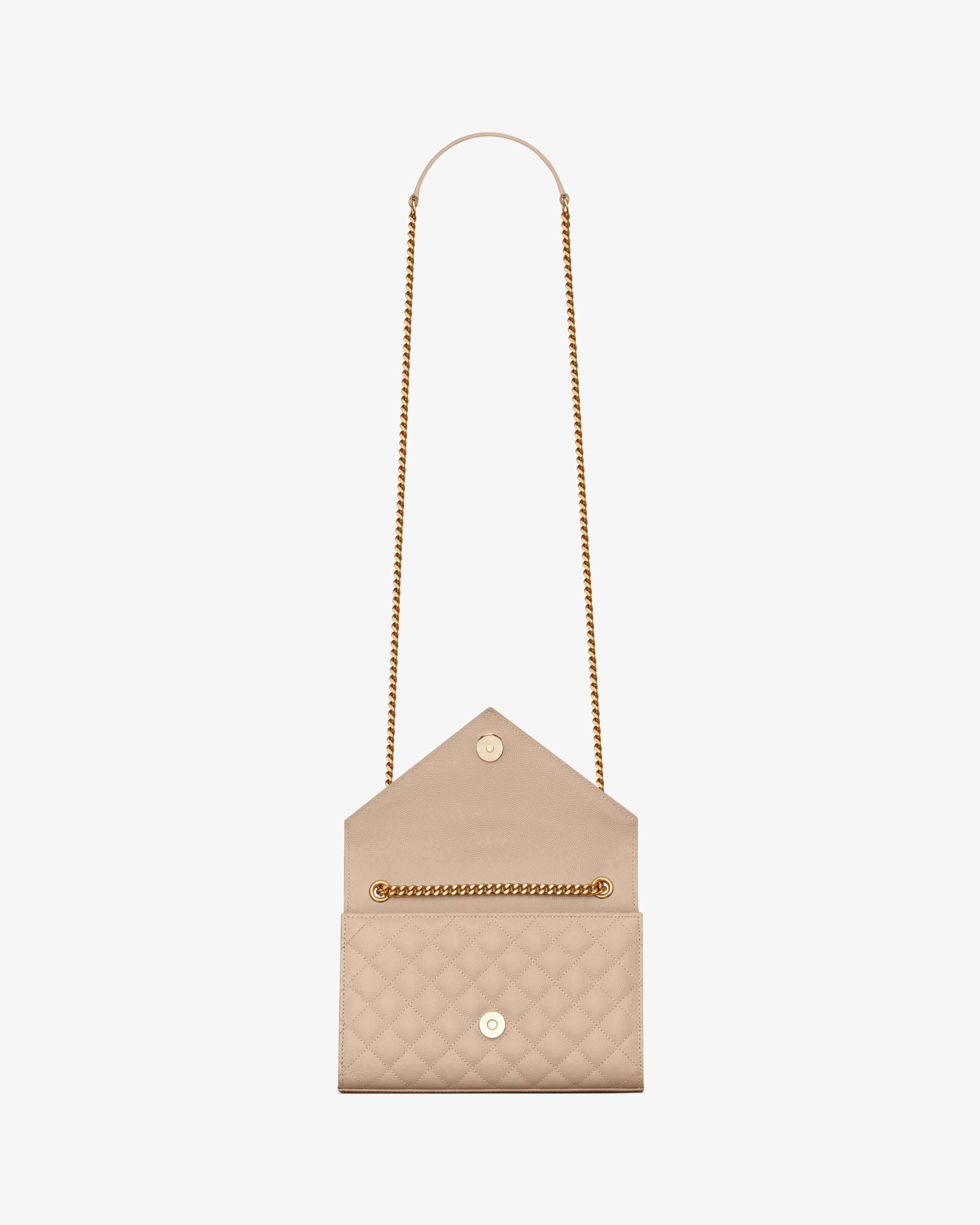 ENVELOPE SMALL IN QUILTED GRAIN DE POUDRE EMBOSSED LEATHER - 4