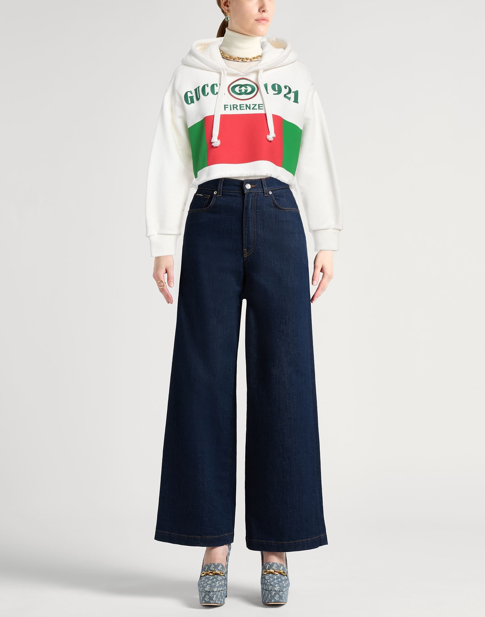 Off white Women's Hooded Sweatshirt - 2