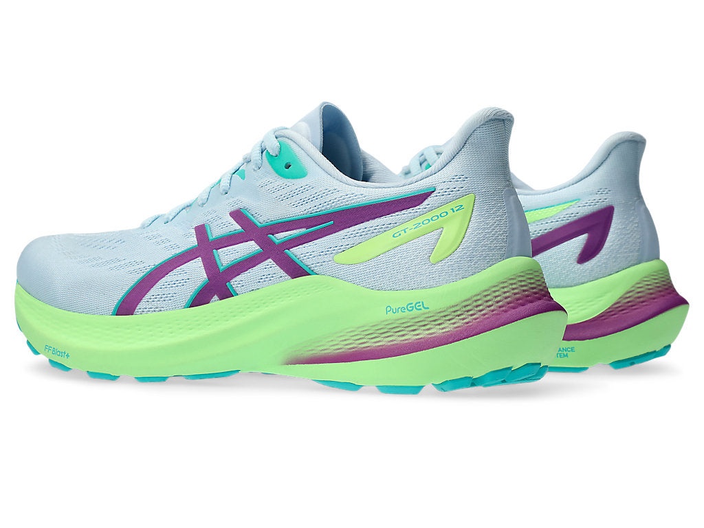 (WMNS) ASICS GT-2000 12 Lite-Show 'Blue Green' 1012B646-300 - 4