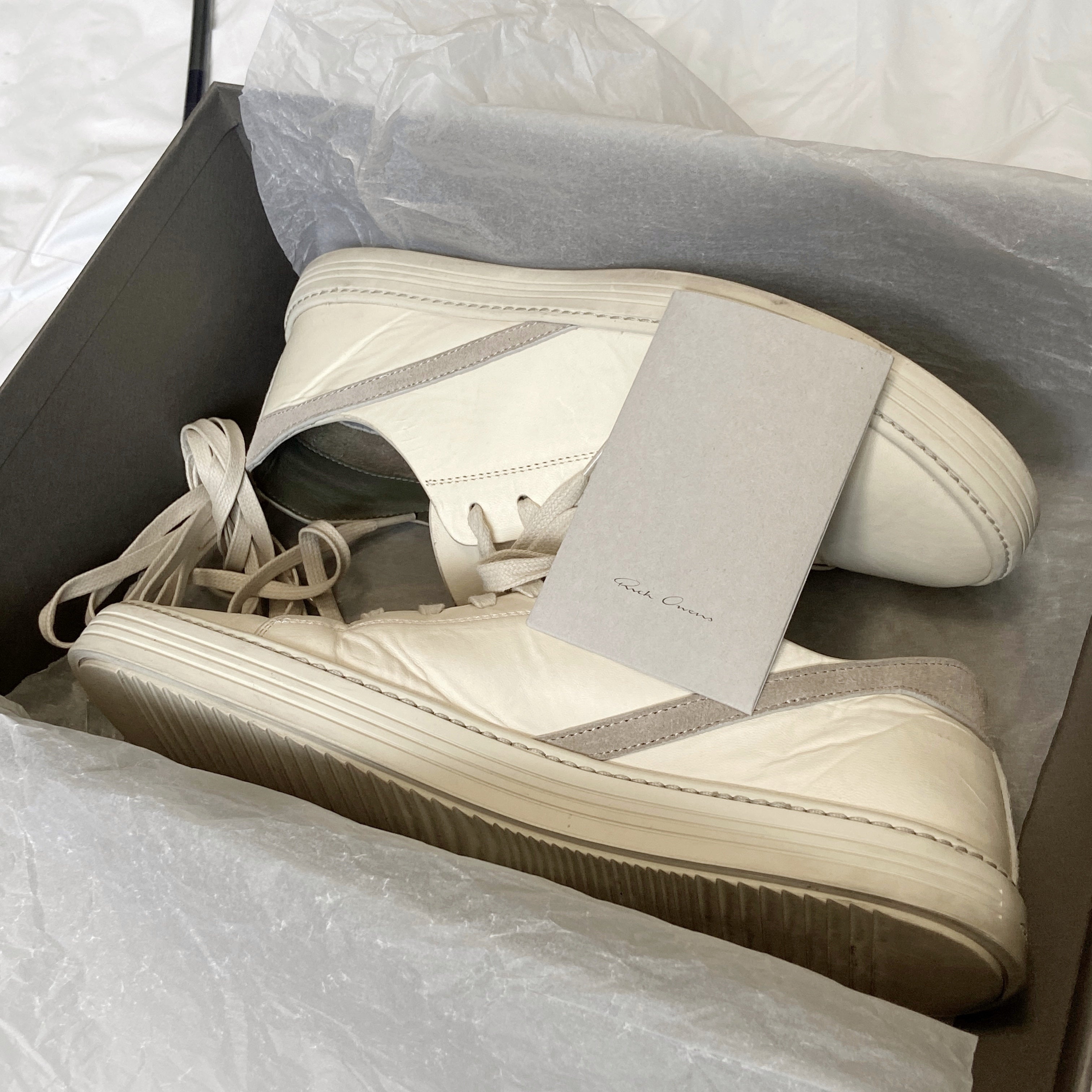 Rick Owens Mainline Milk Geothrasher Sneaker 41 - 8