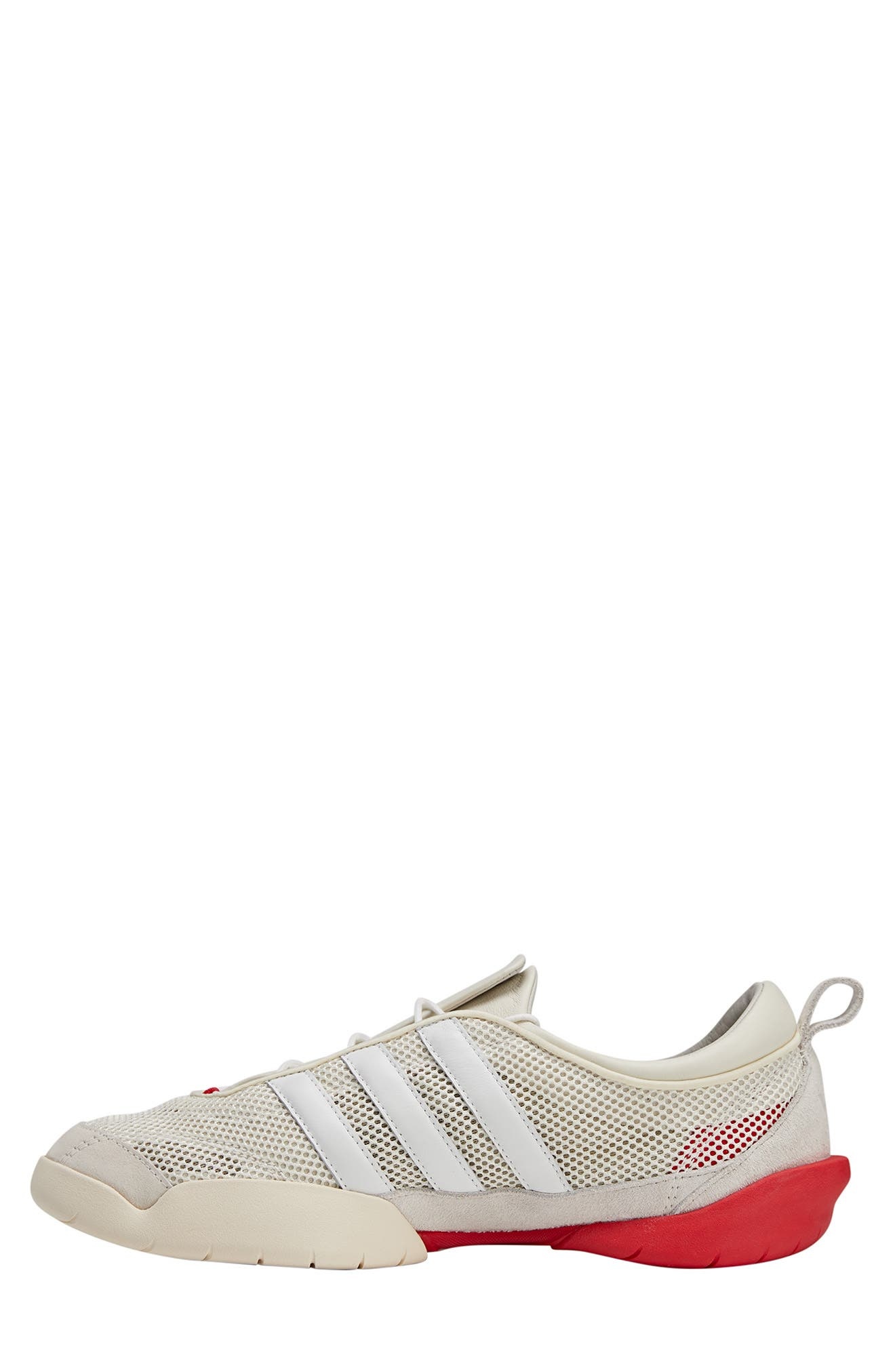Y-3 Regu Sneaker in Cream White/Scarlet/White at Nordstrom - 6