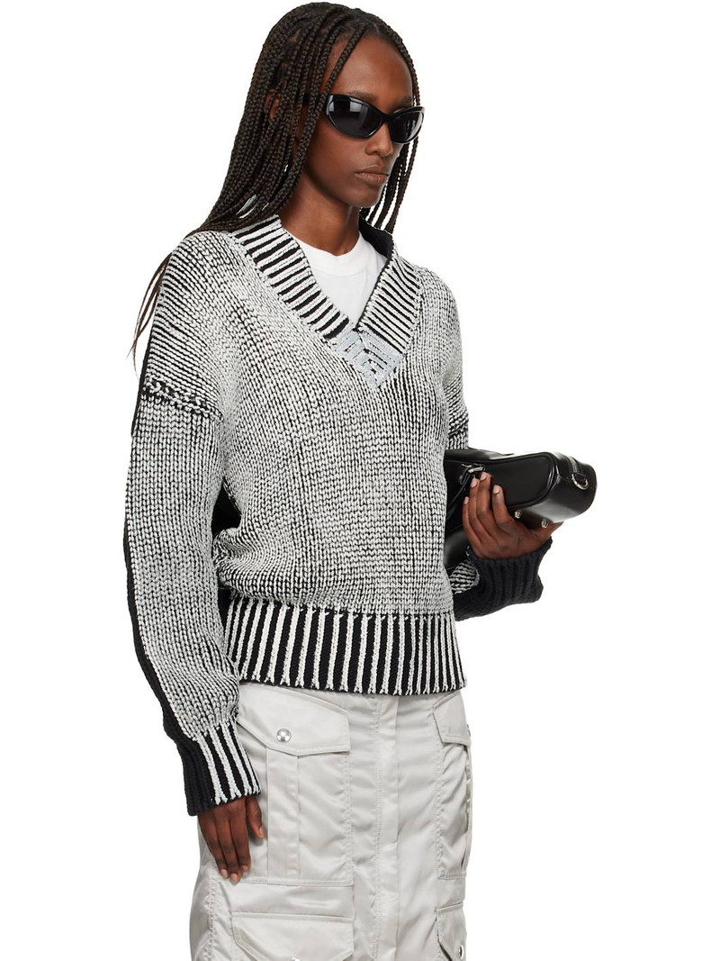 Black & White Oversized Sweater 2