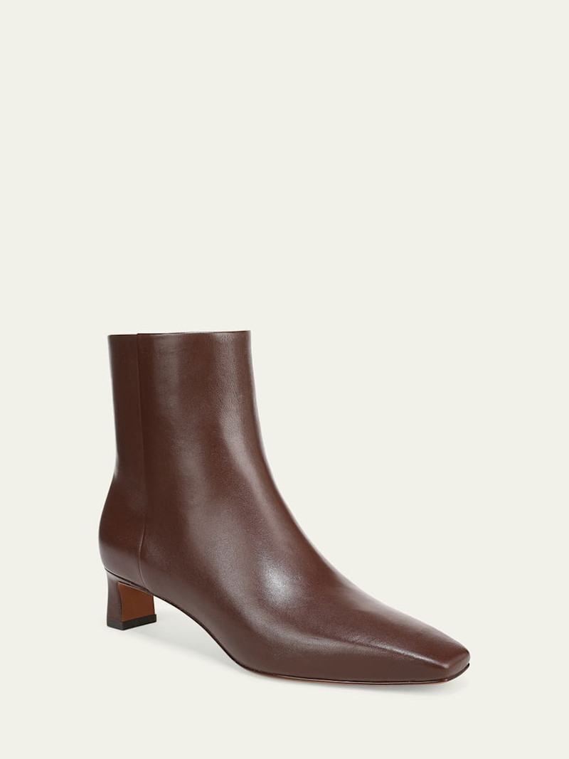 Vince Harlan Leather Ankle Boots outlook