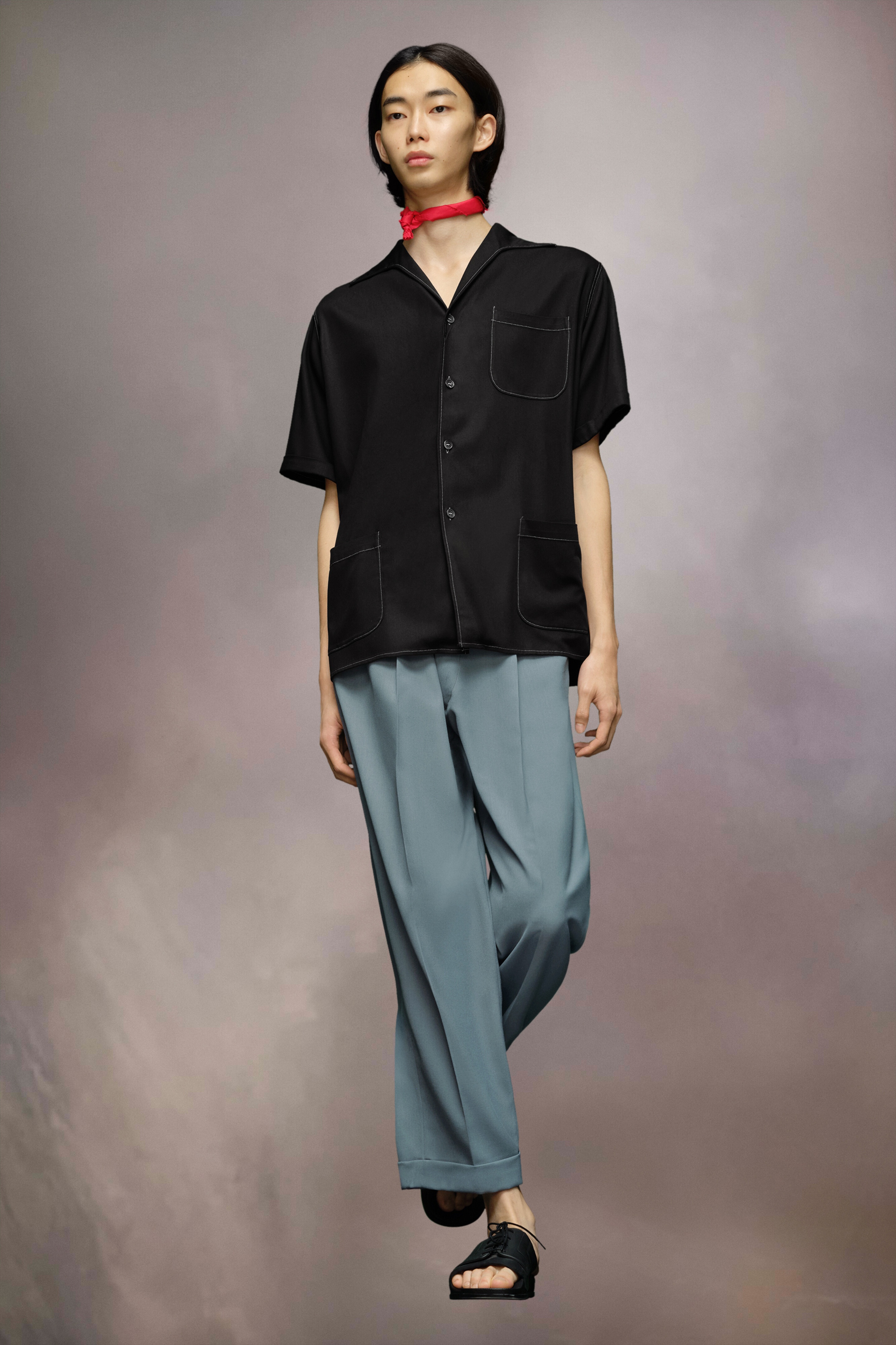 Rayon twill shirt - 6