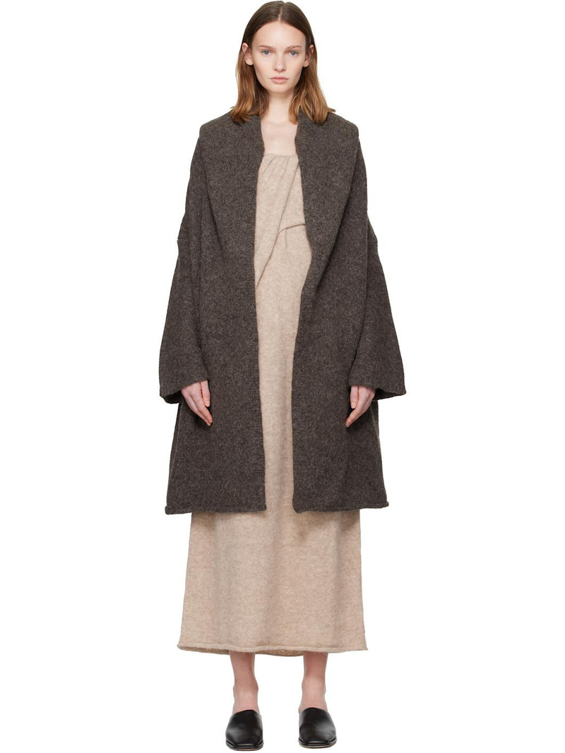 Taupe Capote Coat 1