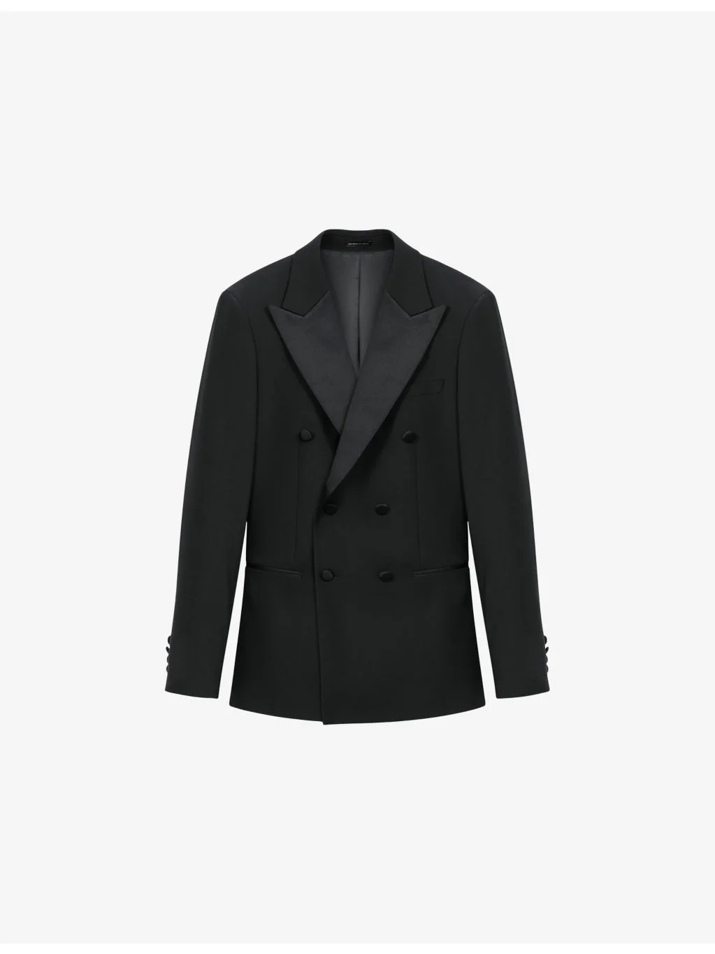 Poker double-breasted stretch wool-blend jacket - 1