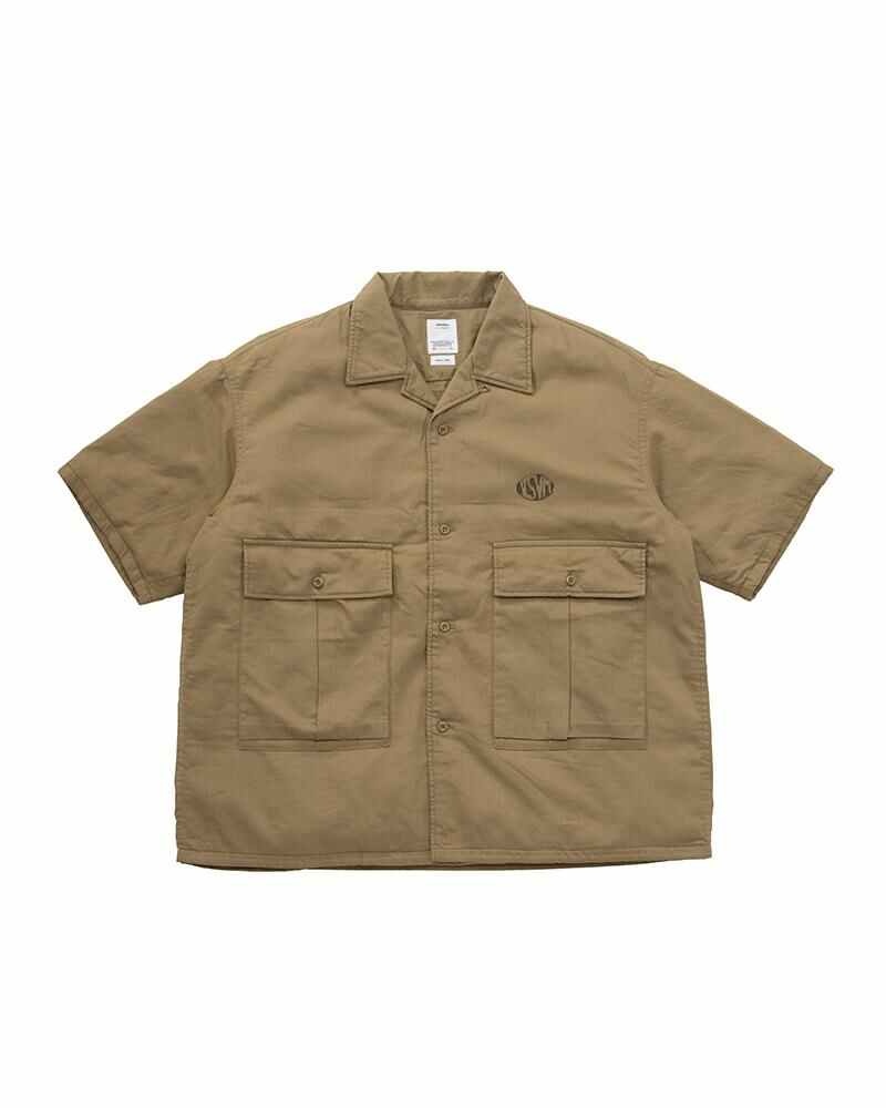 CORNET DOWN SHIRT S/S BEIGE - 1