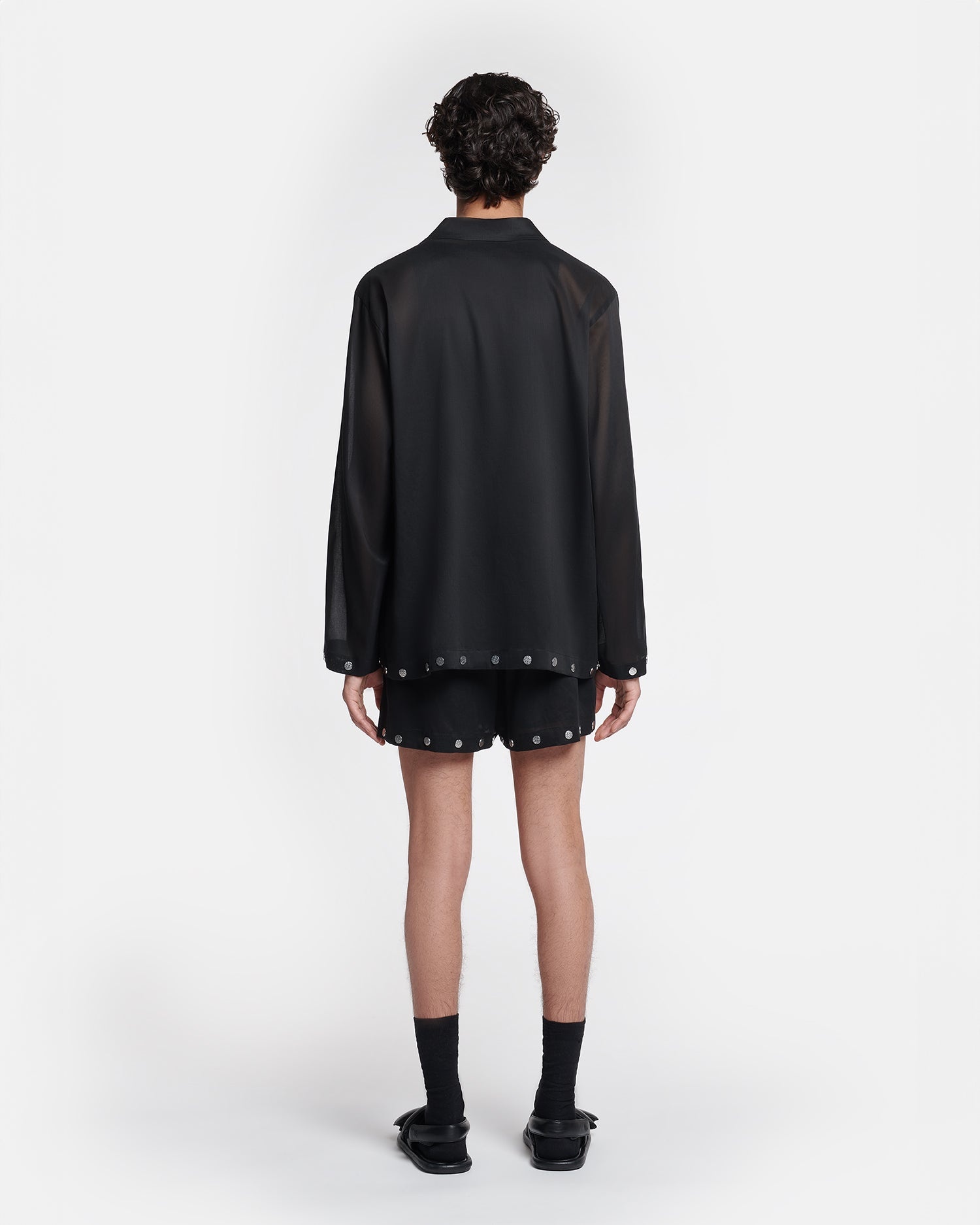 Studded Organza Shirt - 5