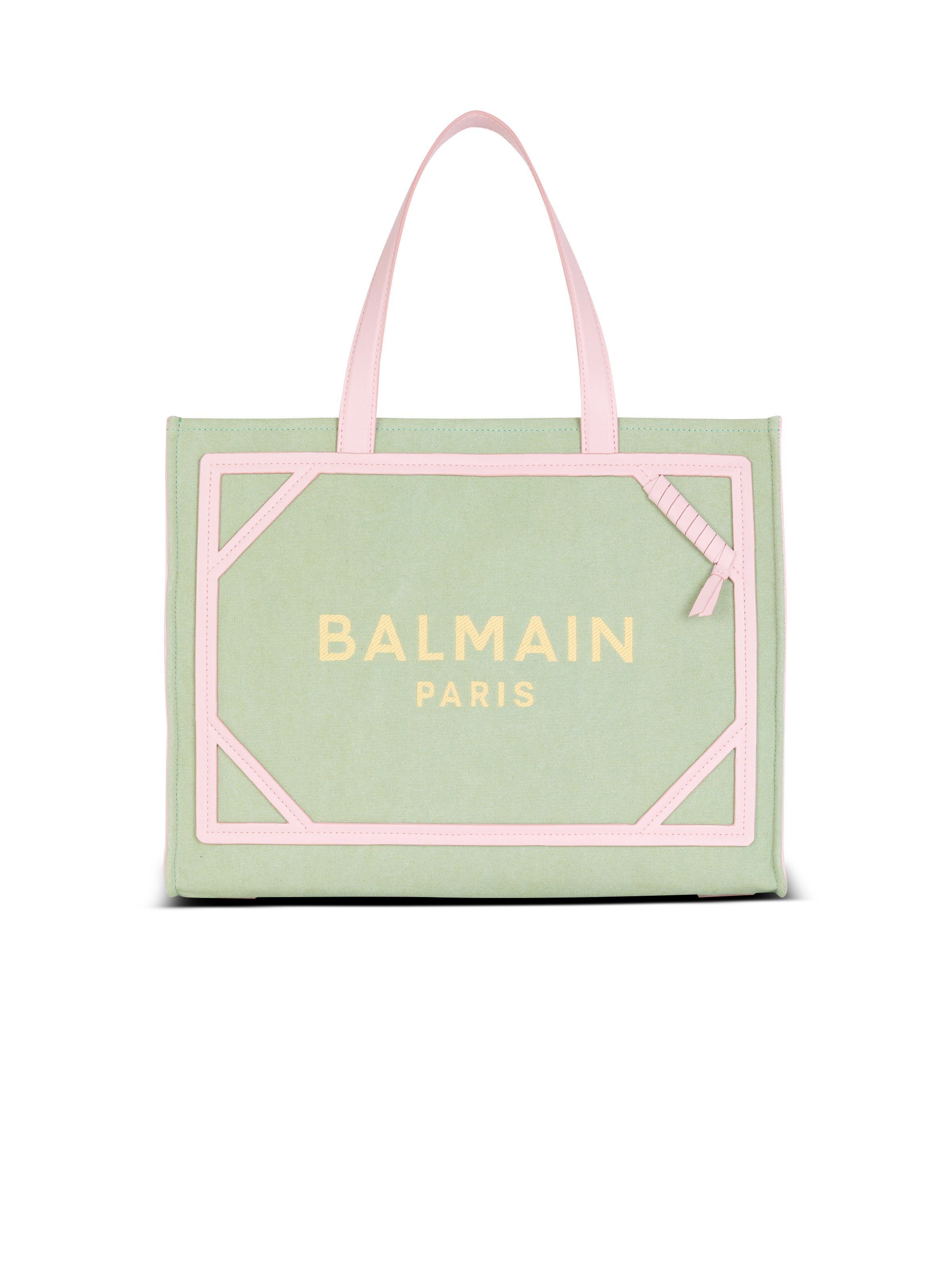 B-Army Medium canvas and leather tote bag - 1