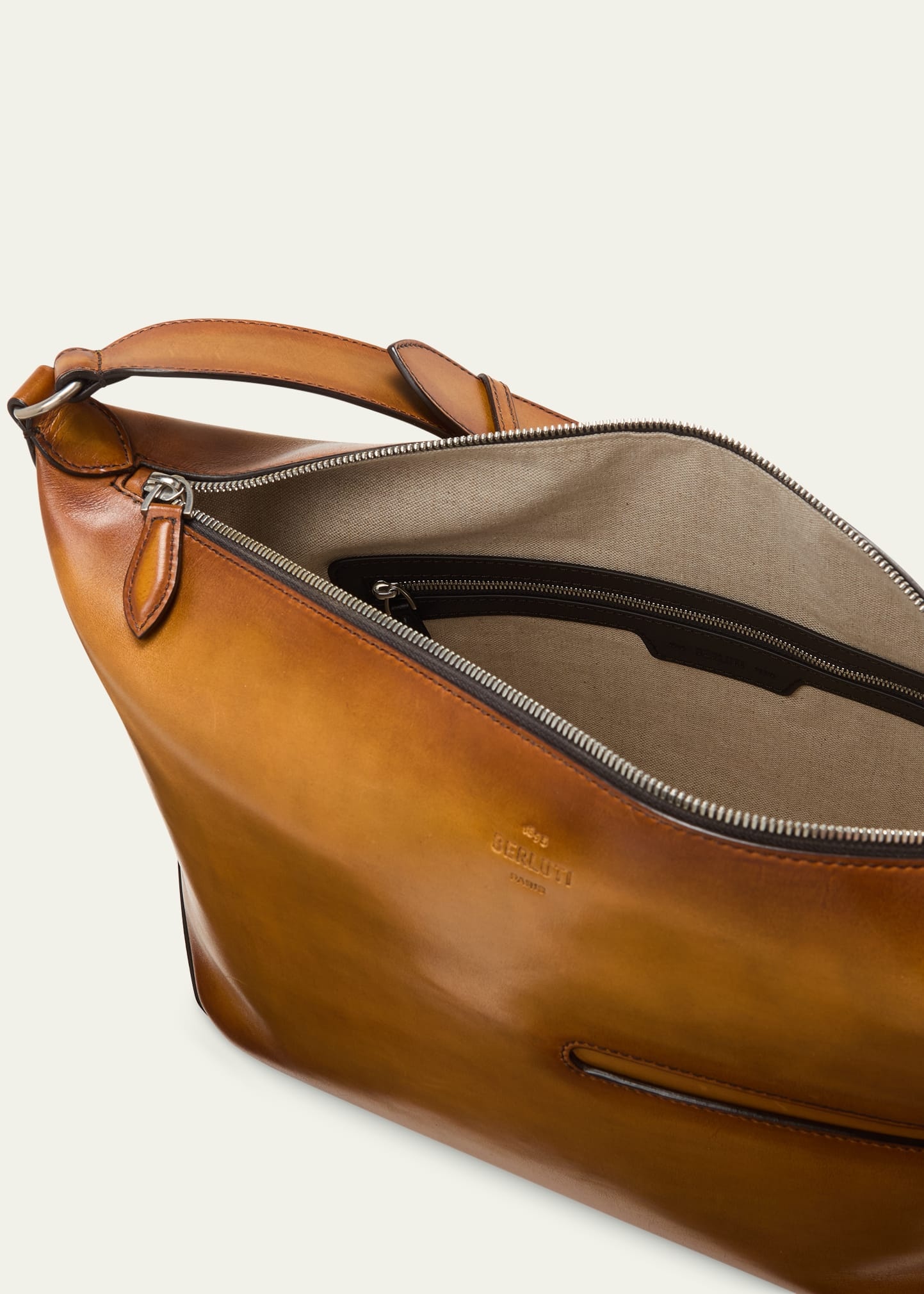 Men's Small Venezia Leather Shoulder Bag - 4