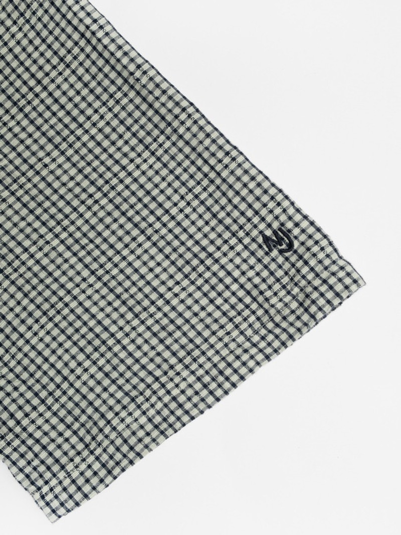 Lollo Check Indigo Dress Blue 6