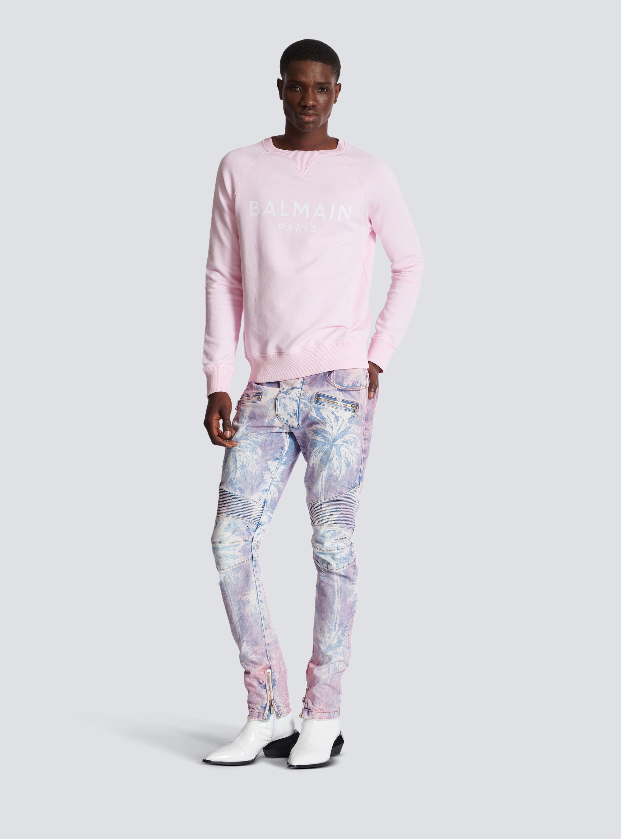 Balmain Paris printed sweatshirt - 2